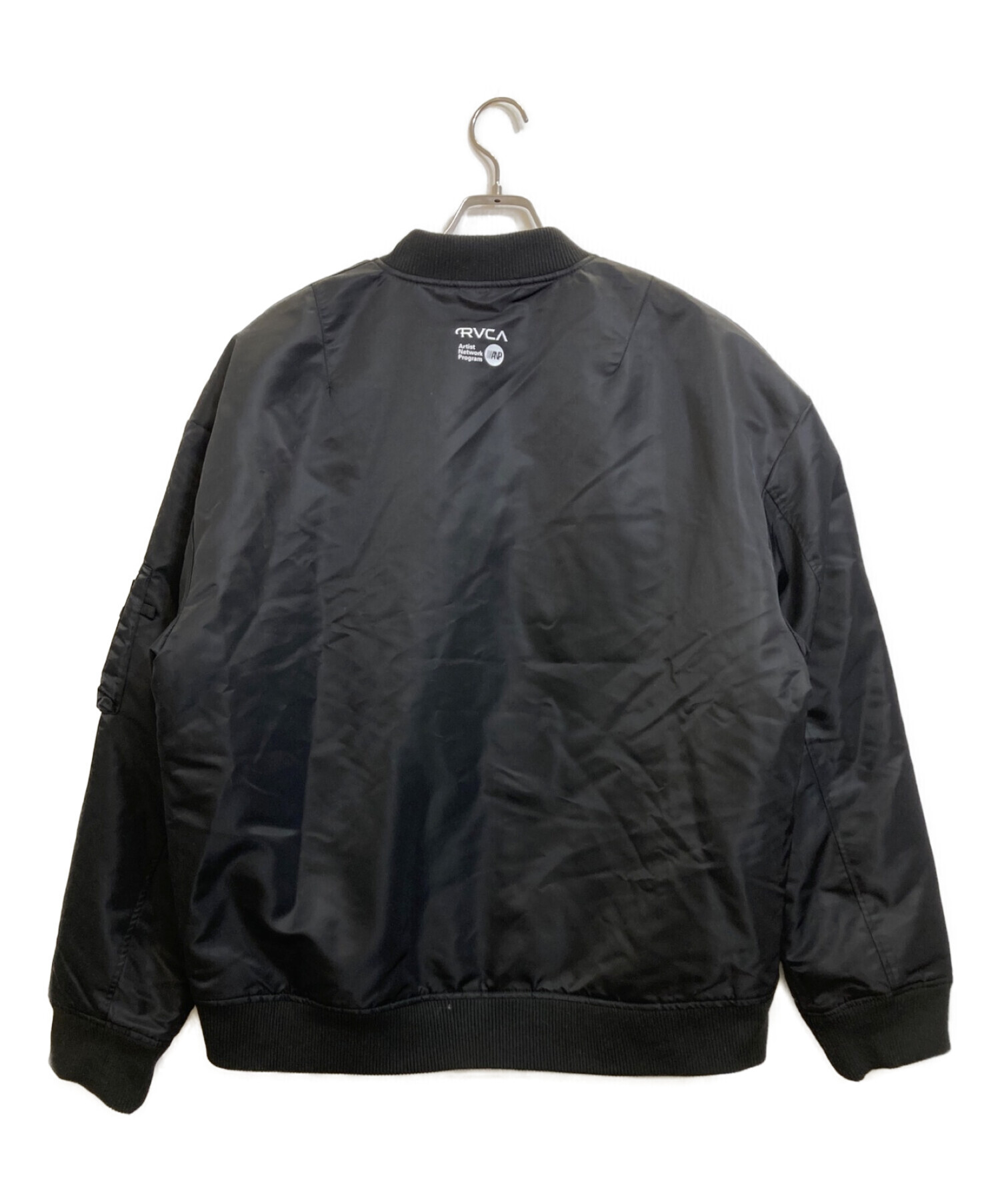 RVCA (ルーカ) MR CARTOON MA-1 JACKET ブラック サイズ:L 未使用品