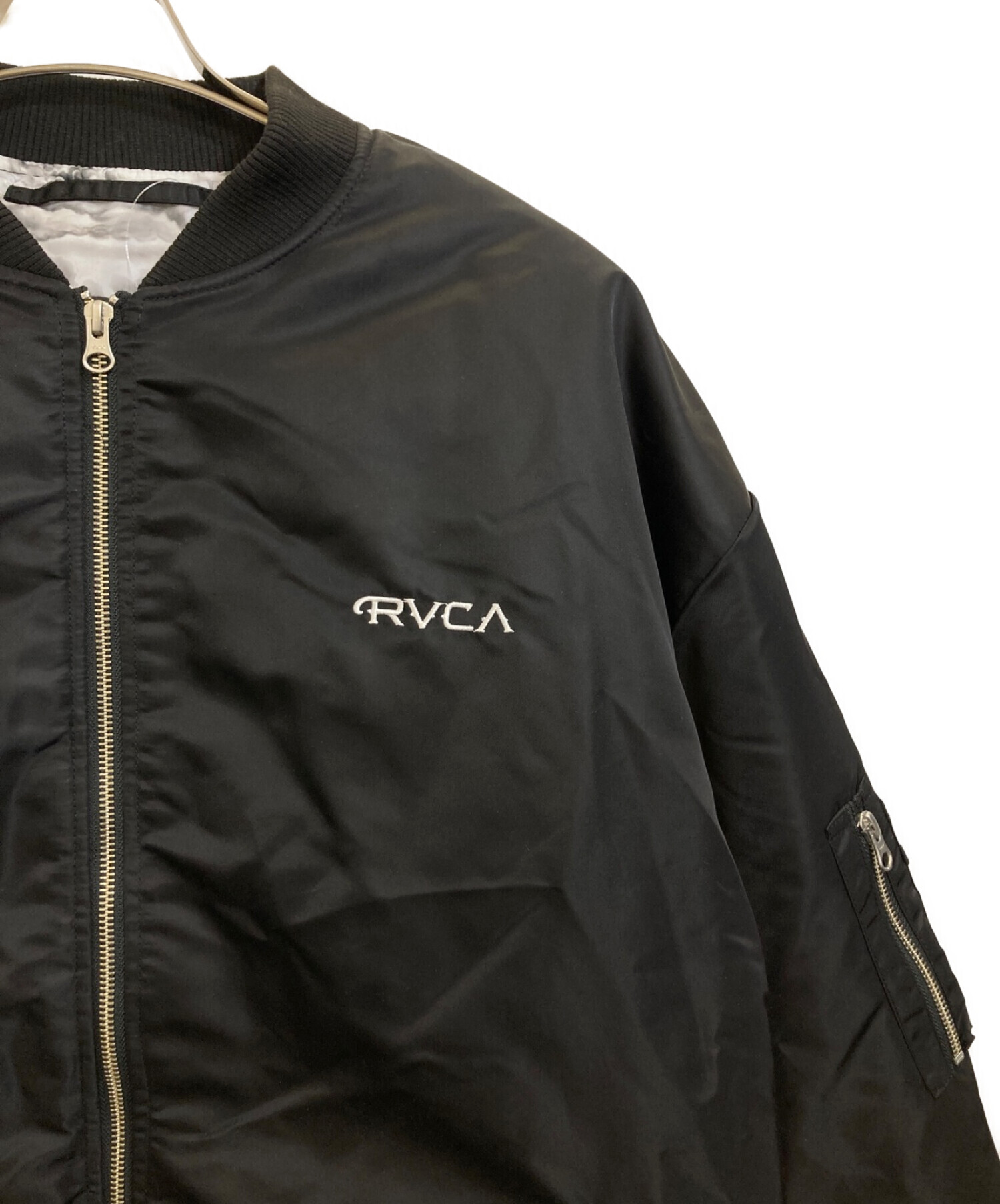 RVCA (ルーカ) MR CARTOON MA-1 JACKET ブラック サイズ:L 未使用品