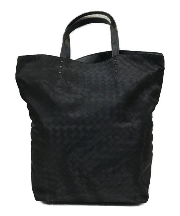 中古・古着通販】BOTTEGA VENETA (ボッテガベネタ) イントレチャートプリントトートバッグ ブラック｜ブランド・古着通販  トレファク公式【TREFAC FASHION】スマホサイト