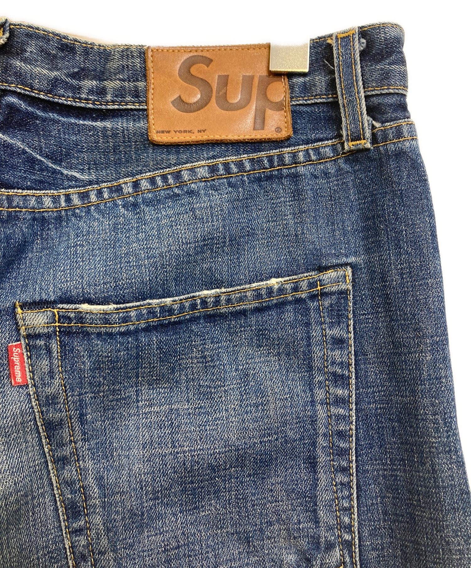 Supreme (シュプリーム) デニムパンツ ブルー サイズ:32