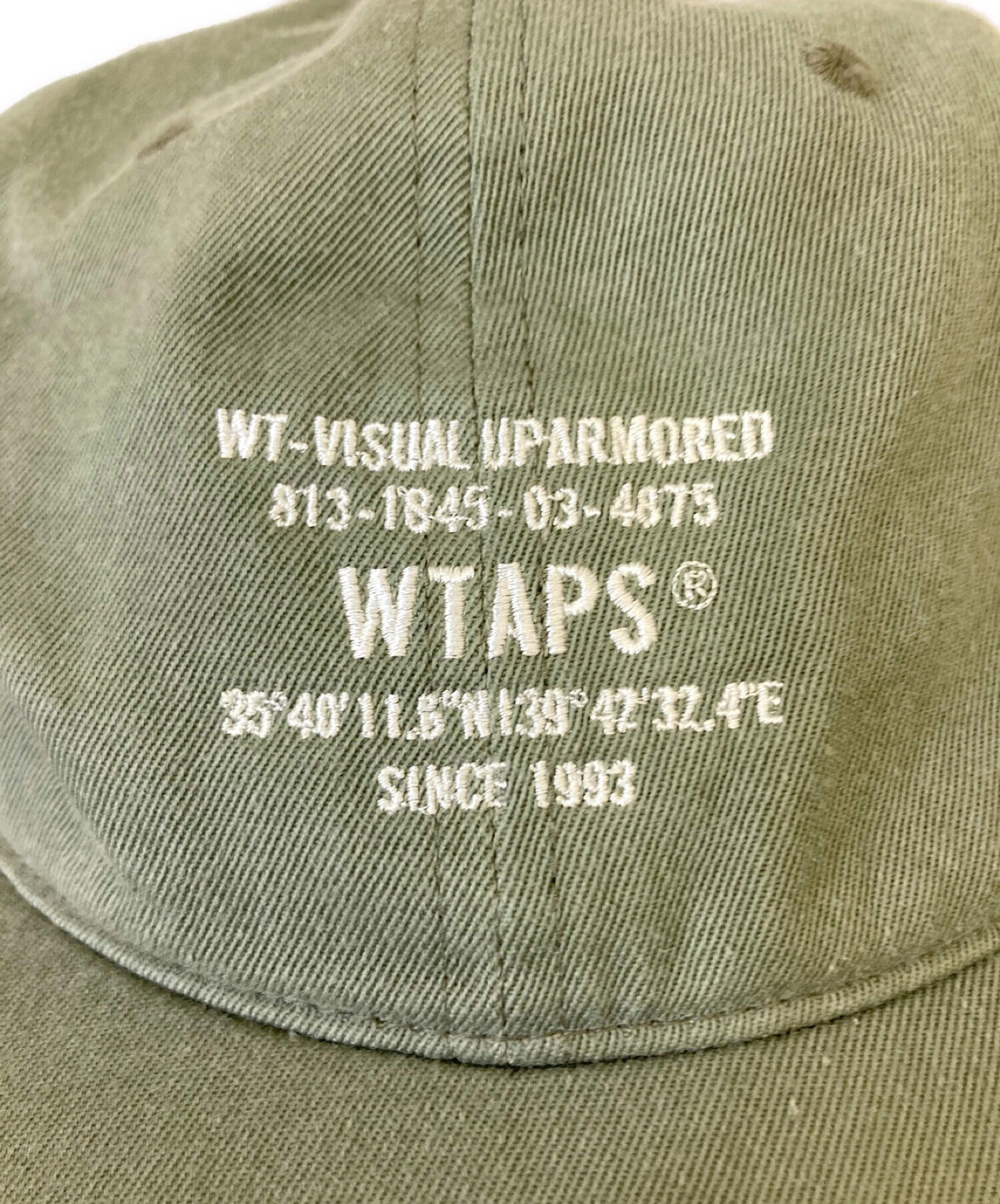 中古・古着通販】WTAPS (ダブルタップス) キャップ オリーブ｜ブランド