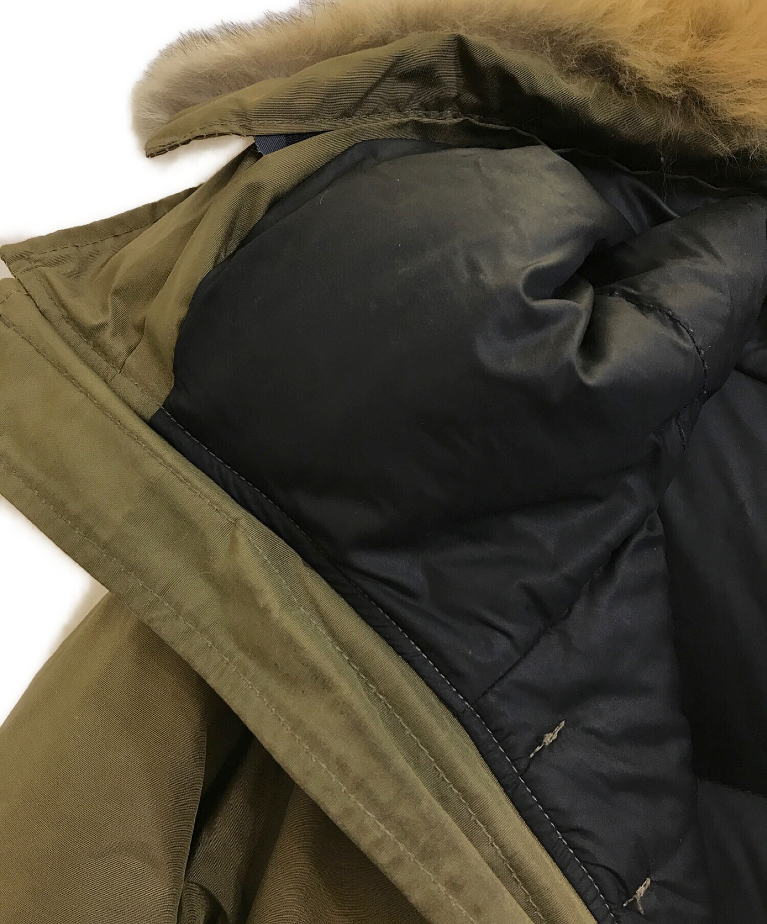 CANADA GOOSE (カナダグース) AMERICAN RAG CIE (アメリカンラグシー) 別注Chateau Parka シャトーパーカー  グリーン サイズ:L