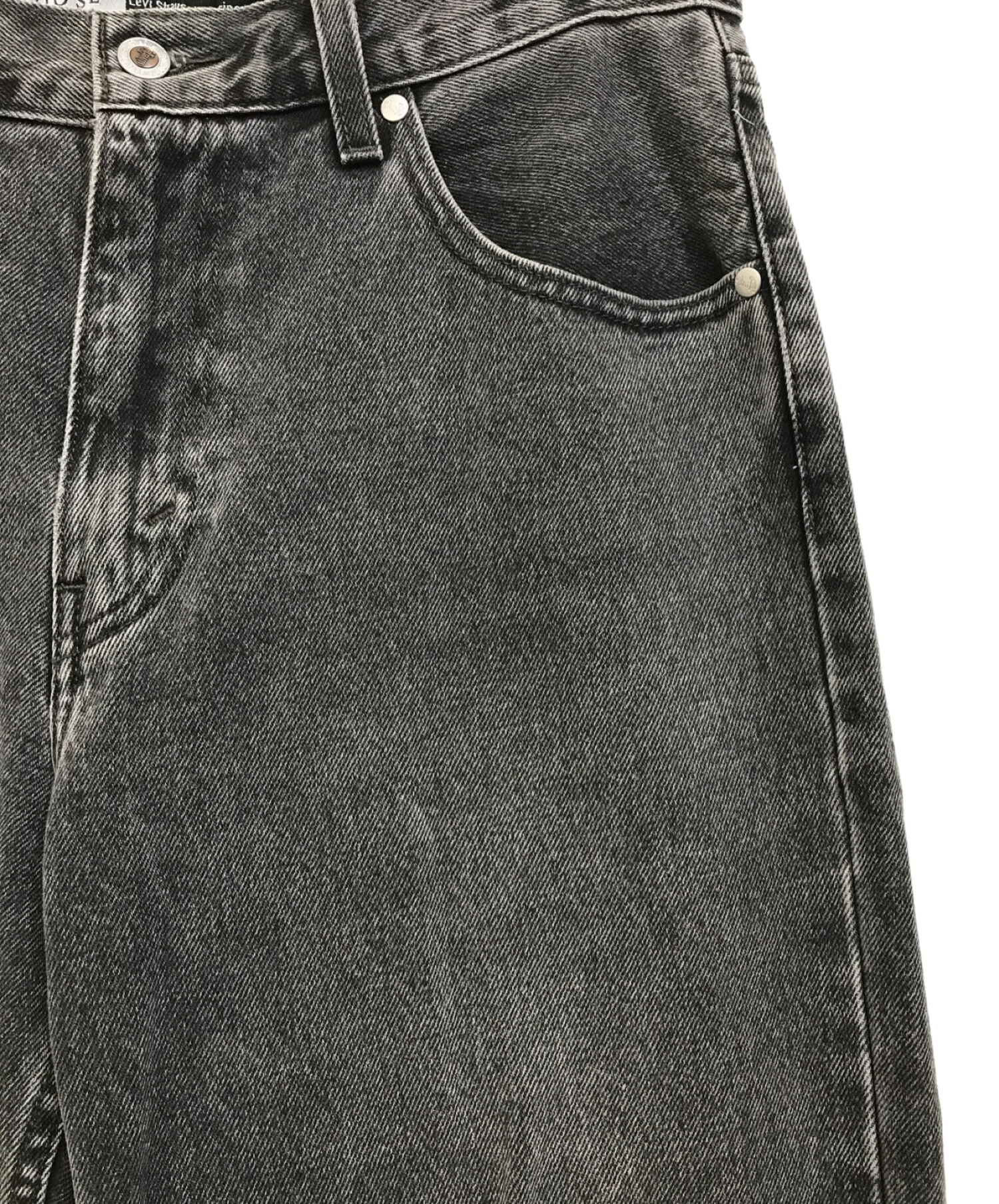 中古・古着通販】LEVI'S (リーバイス) バギーデニムパンツ グレー