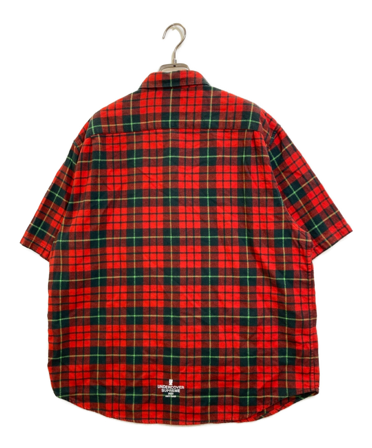 UNDERCOVER (アンダーカバー) Supreme (シュプリーム) 23SS Flannel Shirt Arabic Logo レッド  サイズ:M
