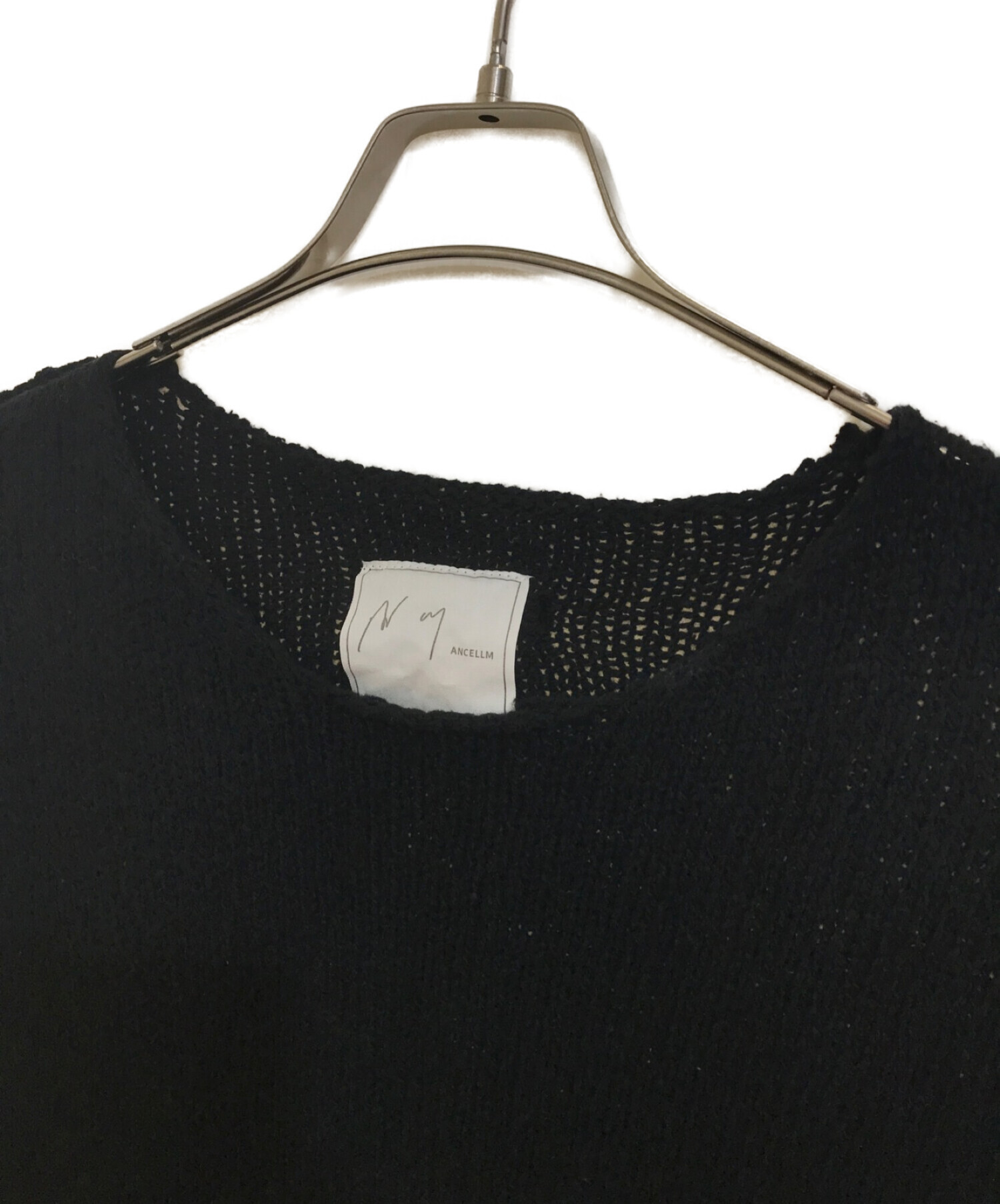 ANCELLM (アンセルム) SHORT LENGTH KNIT グレー サイズ:2