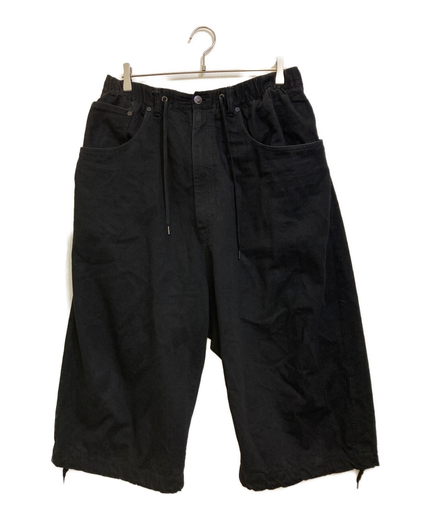 中古・古着通販】FUMITO GANRYU (フミトガンリュウ) 5 POCKETS PARKOUR DENIM PANTS ブラック  サイズ:FREE｜ブランド・古着通販 トレファク公式【TREFAC FASHION】スマホサイト