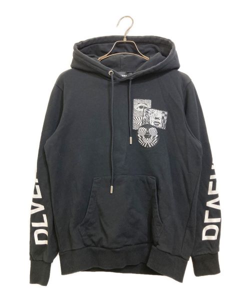 【中古・古着通販】DIESEL (ディーゼル) パーカー ブラック サイズ:S｜ブランド・古着通販 トレファク公式【TREFAC  FASHION】スマホサイト