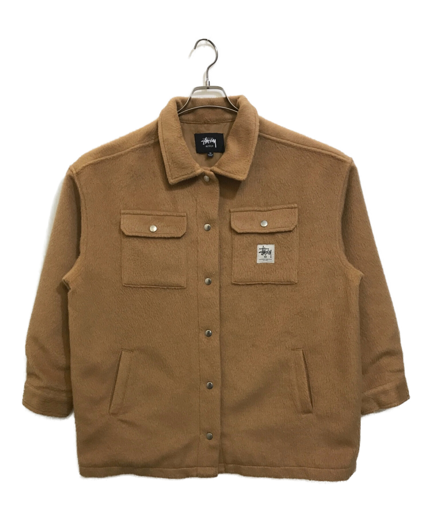 stussy (ステューシー) CPOジャケット ブラウン サイズ:10