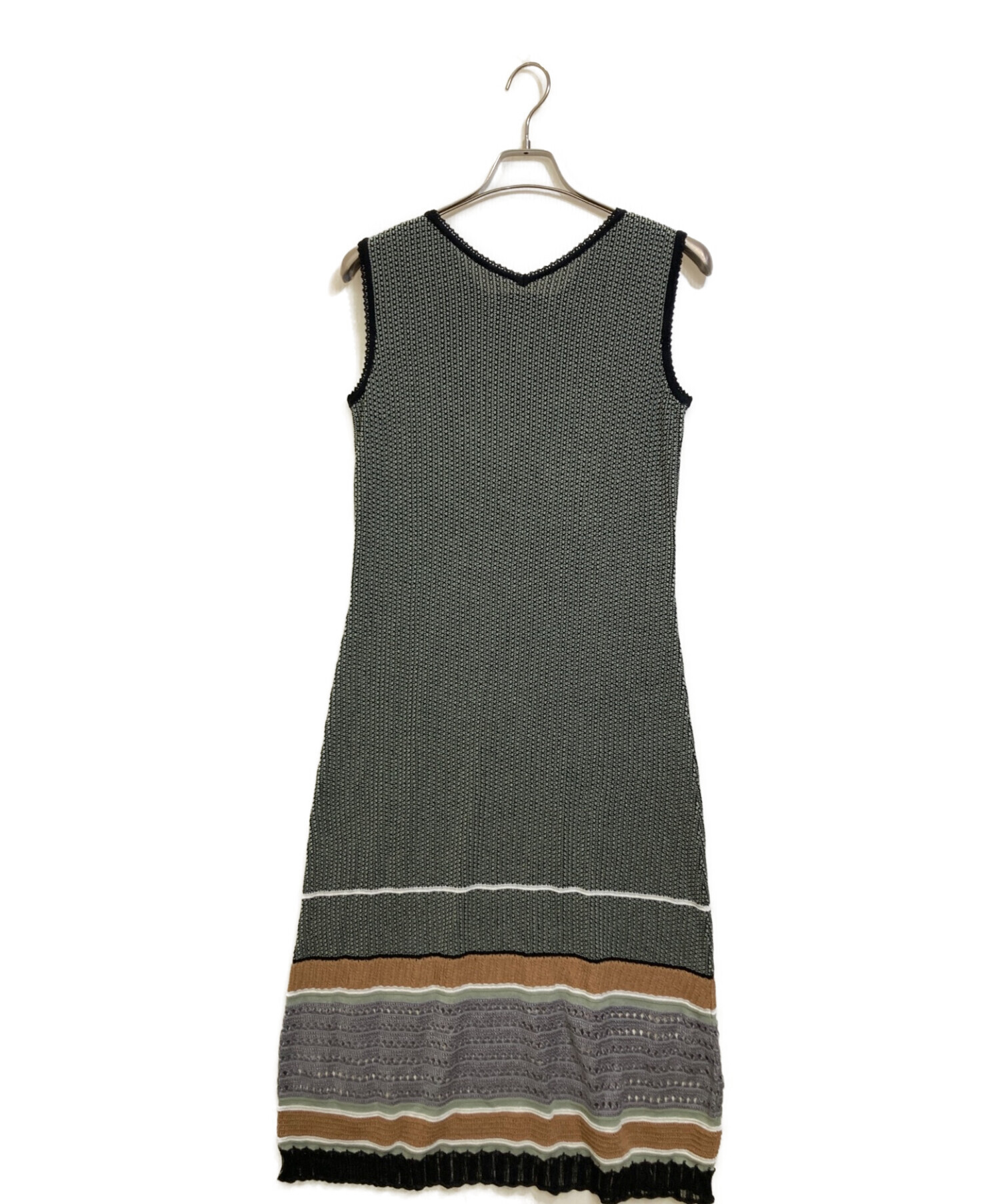 MURRAL (ミューラル) Millefeuille Knit Dress グリーン サイズ:1