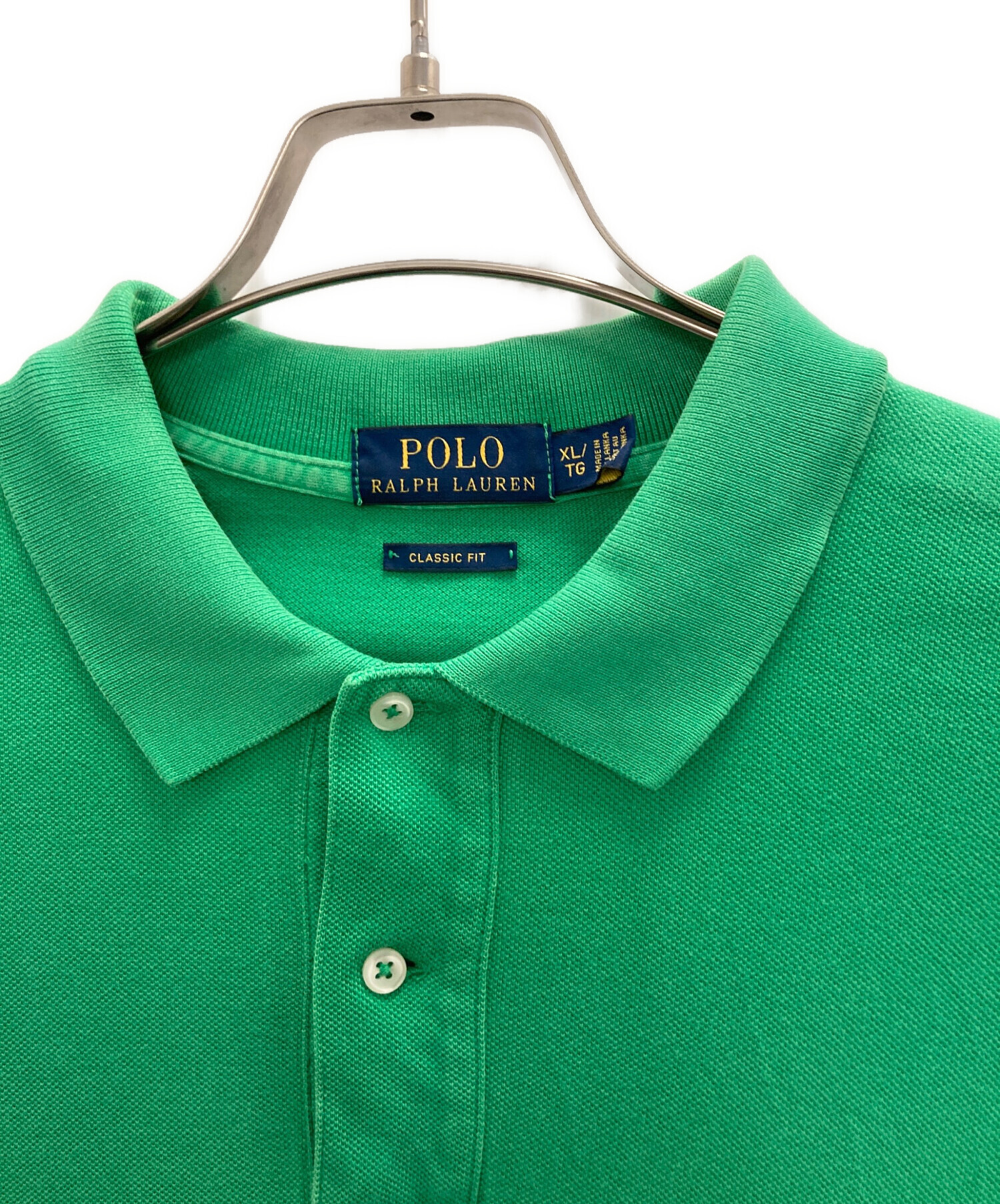 POLO RALPH LAUREN (ポロ・ラルフローレン) ポロシャツ グリーン サイズ:XL