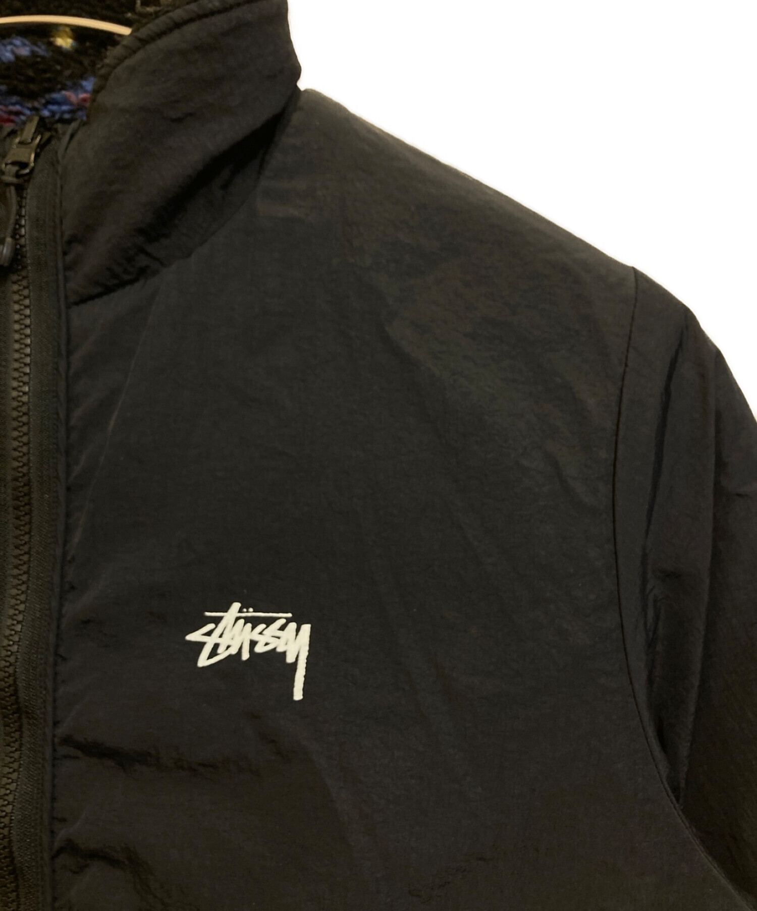 stussy (ステューシー) リバーシブルボアジャケット ブラック サイズ:S