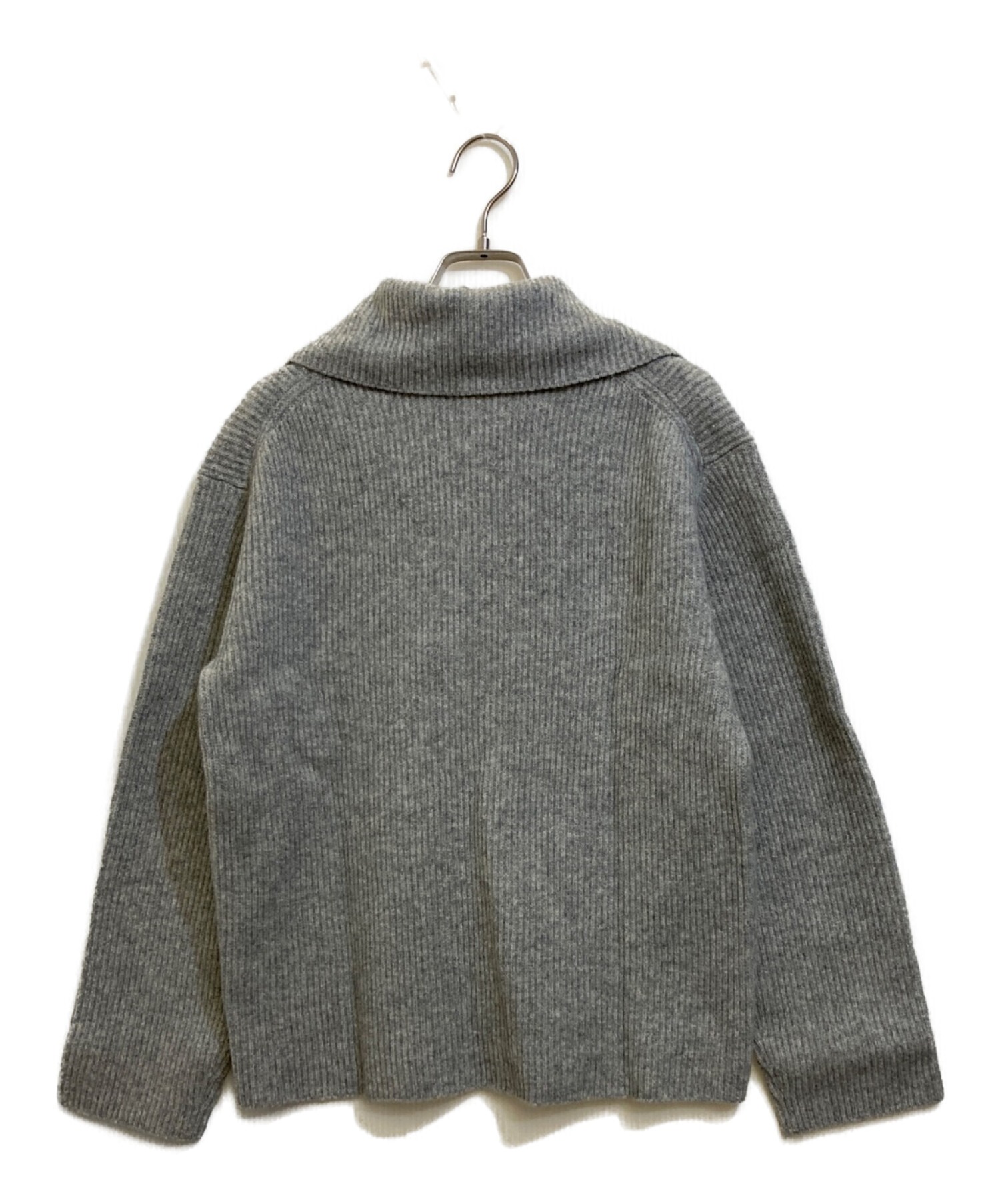 STEVEN ALAN (スティーブンアラン) WOOL 2BUTTON KNIT PULLOVER グレー サイズ:FREE