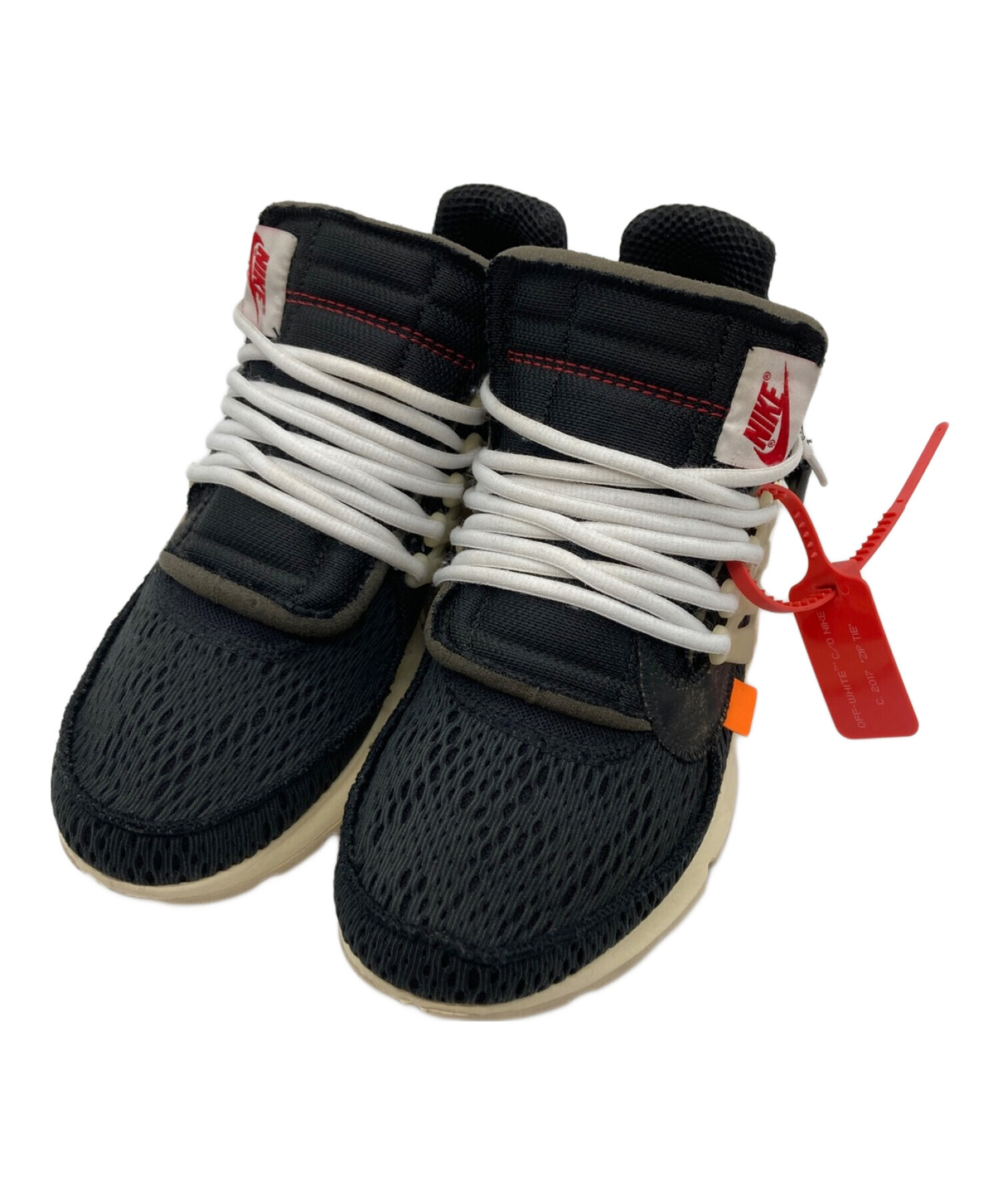 NIKE (ナイキ) OFFWHITE (オフホワイト) THE 10 : AIR PRESTO ローカットスニーカー ブラック サイズ:28cm