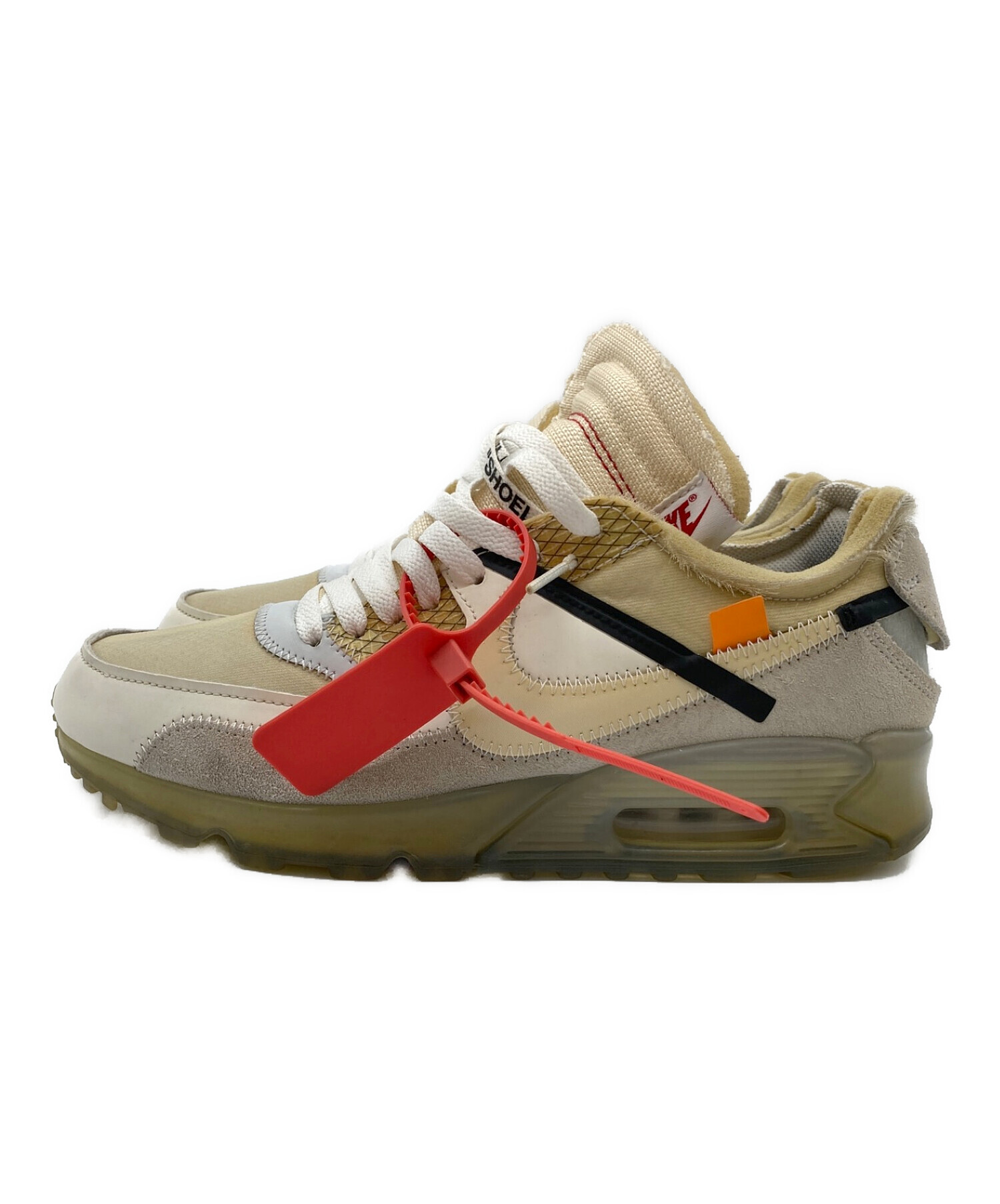 中古・古着通販】NIKE (ナイキ) OFFWHITE (オフホワイト) THE TEN AIR MAX 90 ローカットスニーカー ホワイト  サイズ:27㎝｜ブランド・古着通販 トレファク公式【TREFAC FASHION】スマホサイト