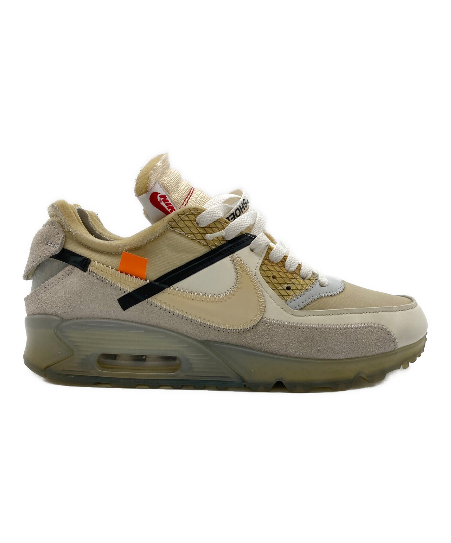 中古・古着通販】NIKE (ナイキ) OFFWHITE (オフホワイト) THE TEN AIR MAX 90 ローカットスニーカー ホワイト サイズ: 27㎝｜ブランド・古着通販 トレファク公式【TREFAC FASHION】スマホサイト