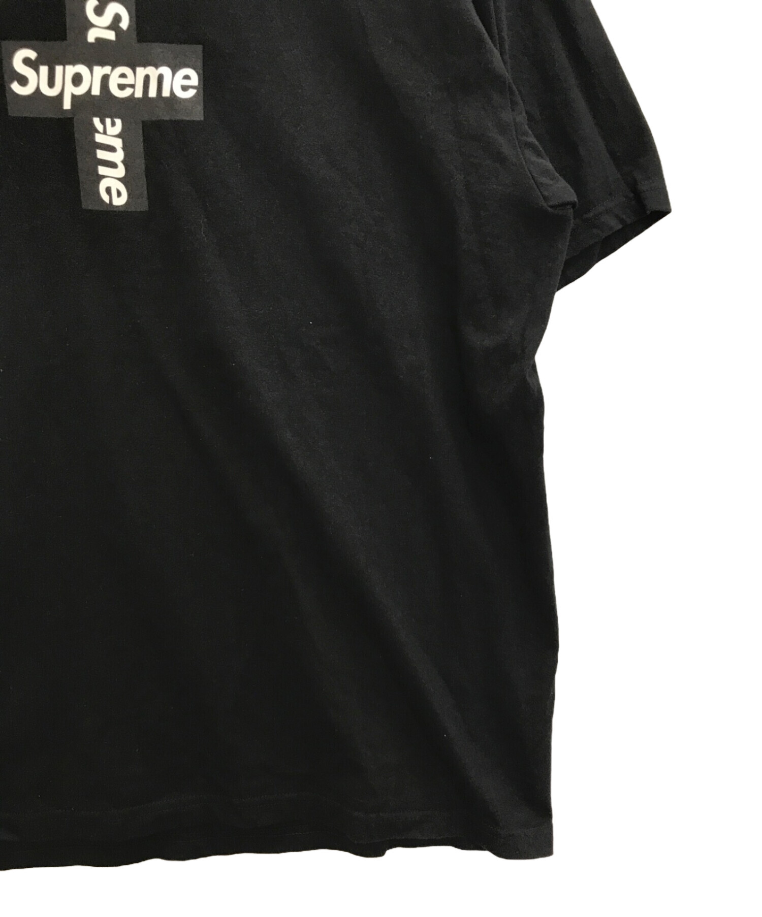 中古・古着通販】Supreme (シュプリーム) cross box logo tee ブラック サイズ:XL｜ブランド・古着通販  トレファク公式【TREFAC FASHION】スマホサイト