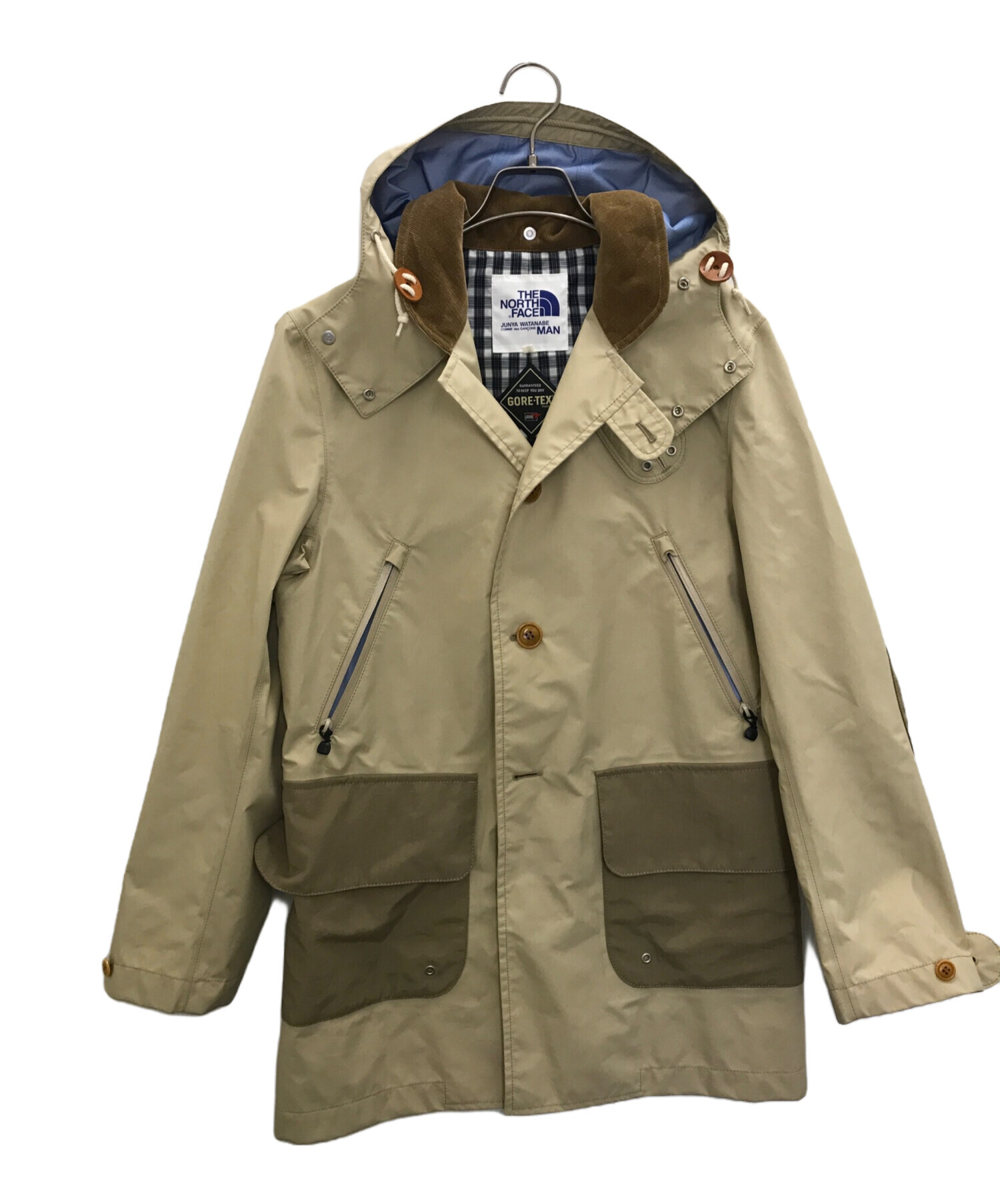 中古・古着通販】COMME des GARCONS JUNYA WATANABE MAN (コム デ ギャルソン ジュンヤ ワタナベ マン) THE NORTH  FACE (ザ ノース フェイス) ゴアテックスマウンテンコート ベージュ サイズ:S｜ブランド・古着通販 トレファク公式【TREFAC  FASHION】スマホサイト