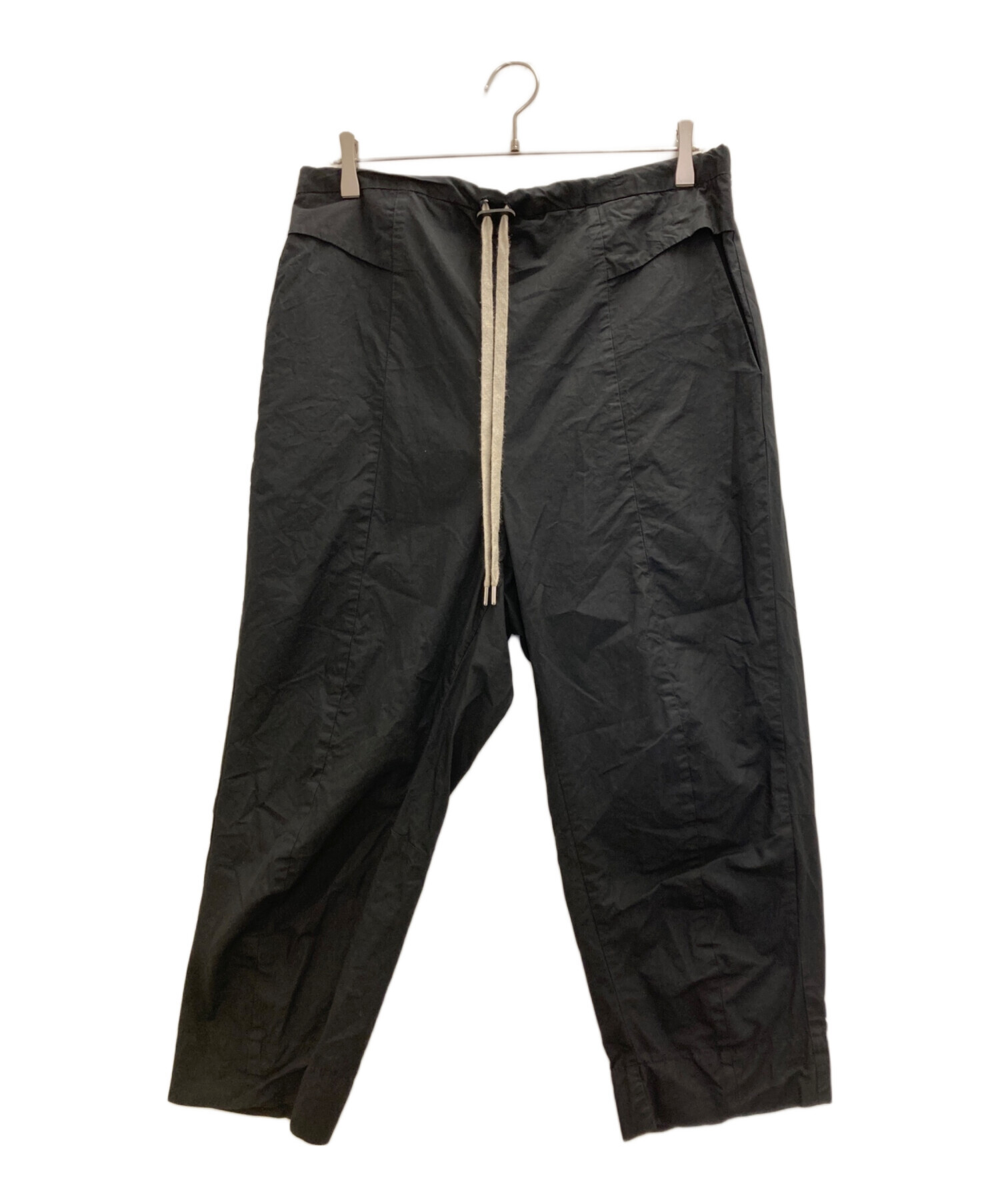 中古・古着通販】BASISBROEK (バージスブルック) コットンシルクパンツ ブラック サイズ:3｜ブランド・古着通販  トレファク公式【TREFAC FASHION】スマホサイト