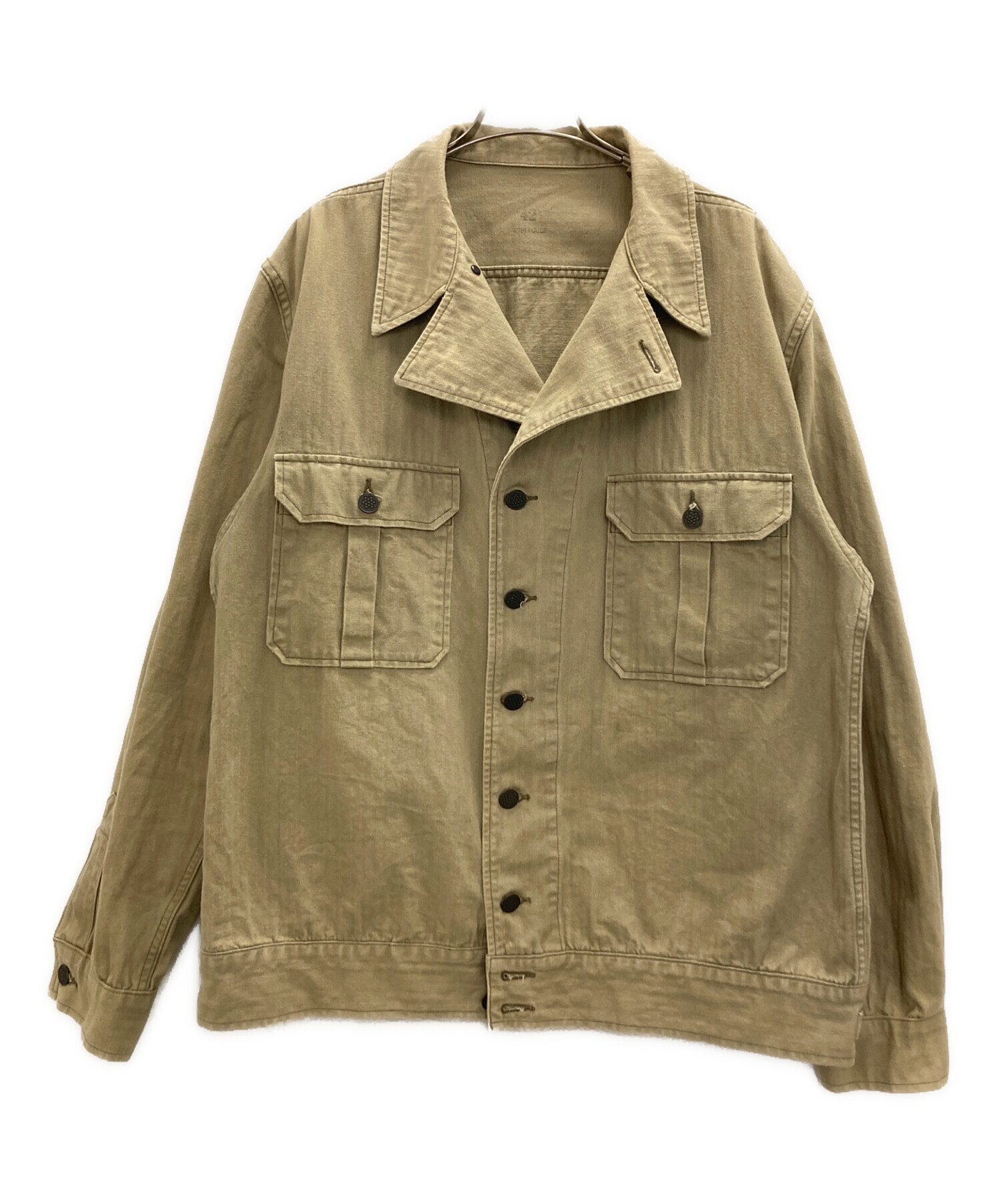 WAREHOUSE (ウエアハウス) Lot 2162 M-41 TYPE U.S.ARMY HBT JACKET ヘリンボーンジャケット グリーン  サイズ:42