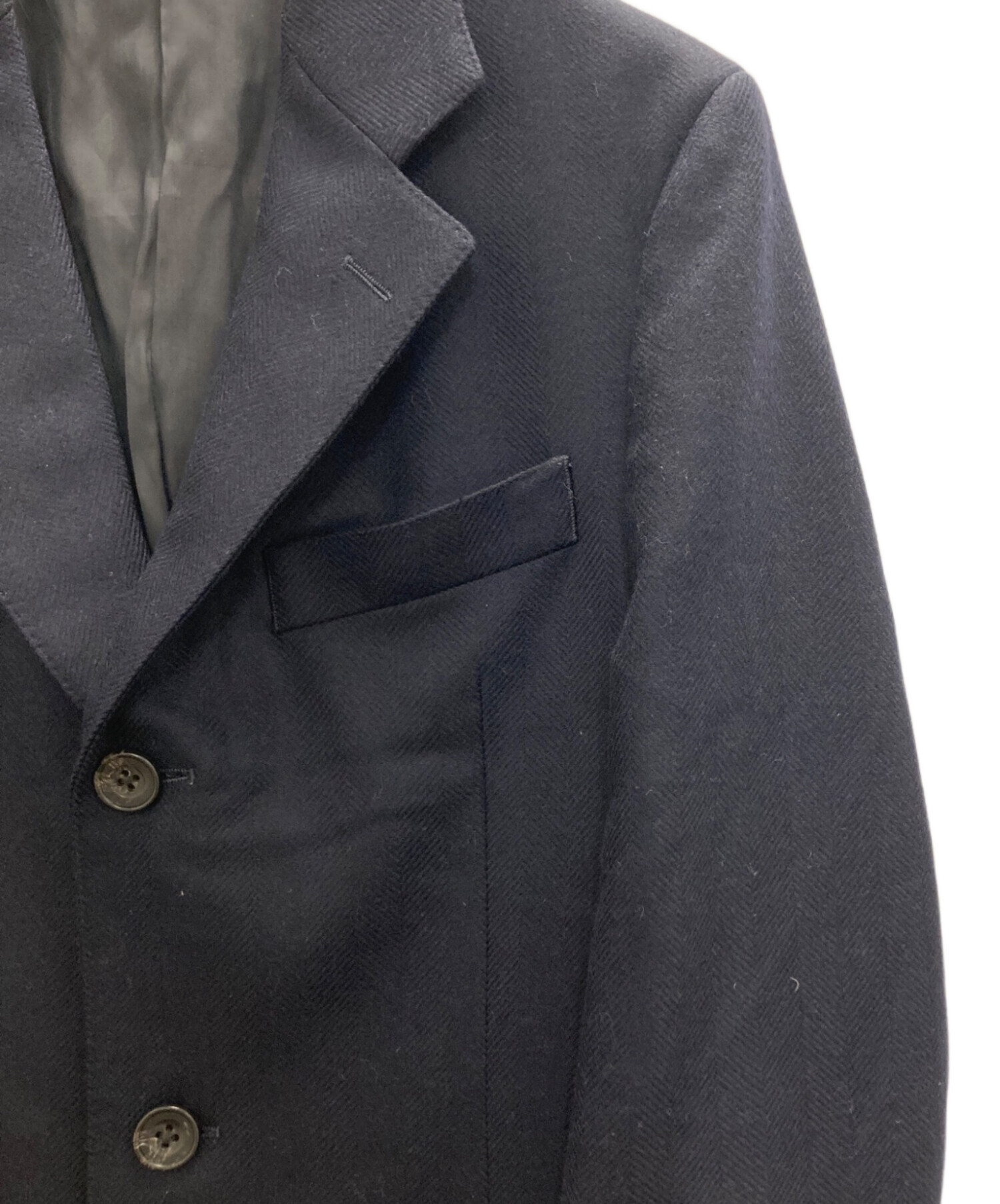 中古・古着通販】DORMEUIL (ドーメル) 五大陸 (ゴタイリク) ソルテアストレッチ チェスターコート ネイビー  サイズ:34｜ブランド・古着通販 トレファク公式【TREFAC FASHION】スマホサイト