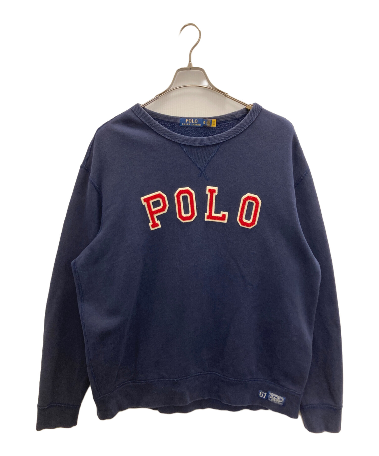 中古・古着通販】POLO RALPH LAUREN (ポロ・ラルフローレン) ロゴスウェット ネイビー サイズ:XL｜ブランド・古着通販  トレファク公式【TREFAC FASHION】スマホサイト