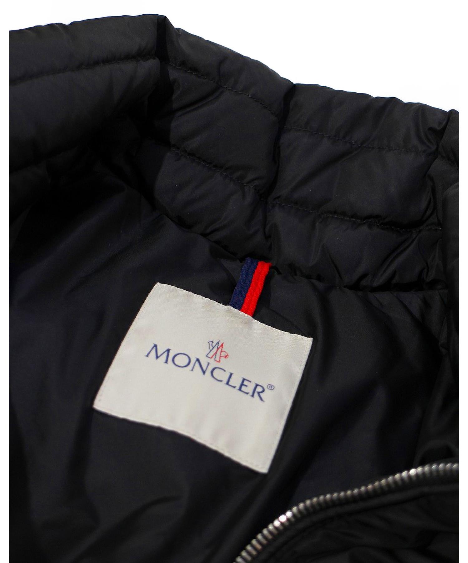 MONCLER (モンクレール) ルーヴジュポットダウンジャケット グレー×ブラック サイズ:2 ROUVE GIUBBOTTO