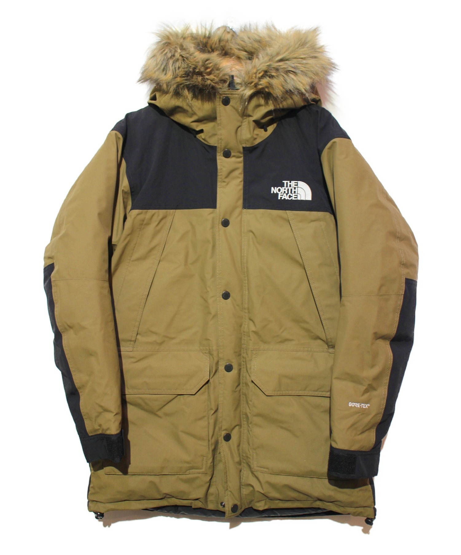 THE NORTH FACE (ザノースフェイス) マウンテンダウンコート オリーブ/ビーチグリーン サイズ:L ND91835 MOUNTAIN  DOWN COAT 18AW