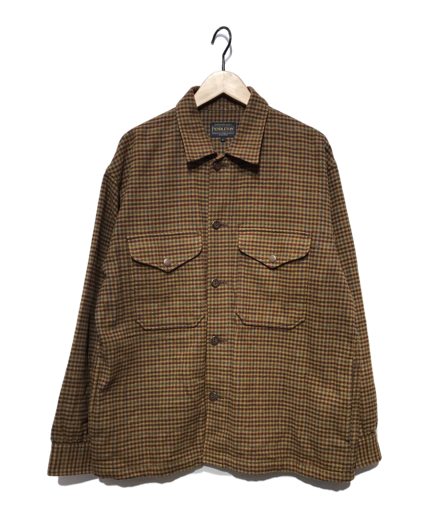 PENDLETON (ペンドルトン) CPOジャケット ブラウン サイズ:L