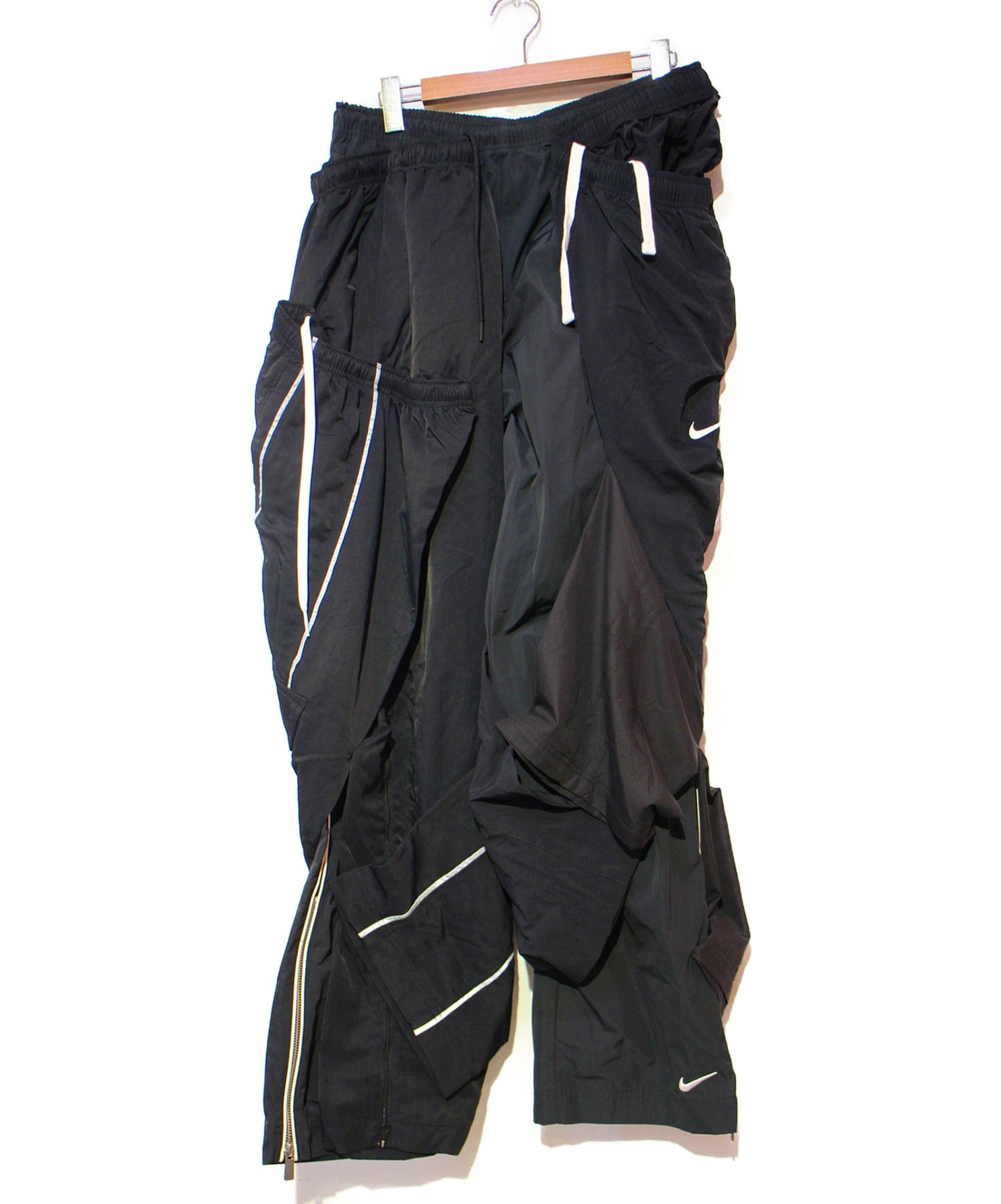 NikeLab (ナイキラボ) 再構築ナイロンパンツ ブラック サイズ:M AV8268-010 MNRG DH PANT BLACK