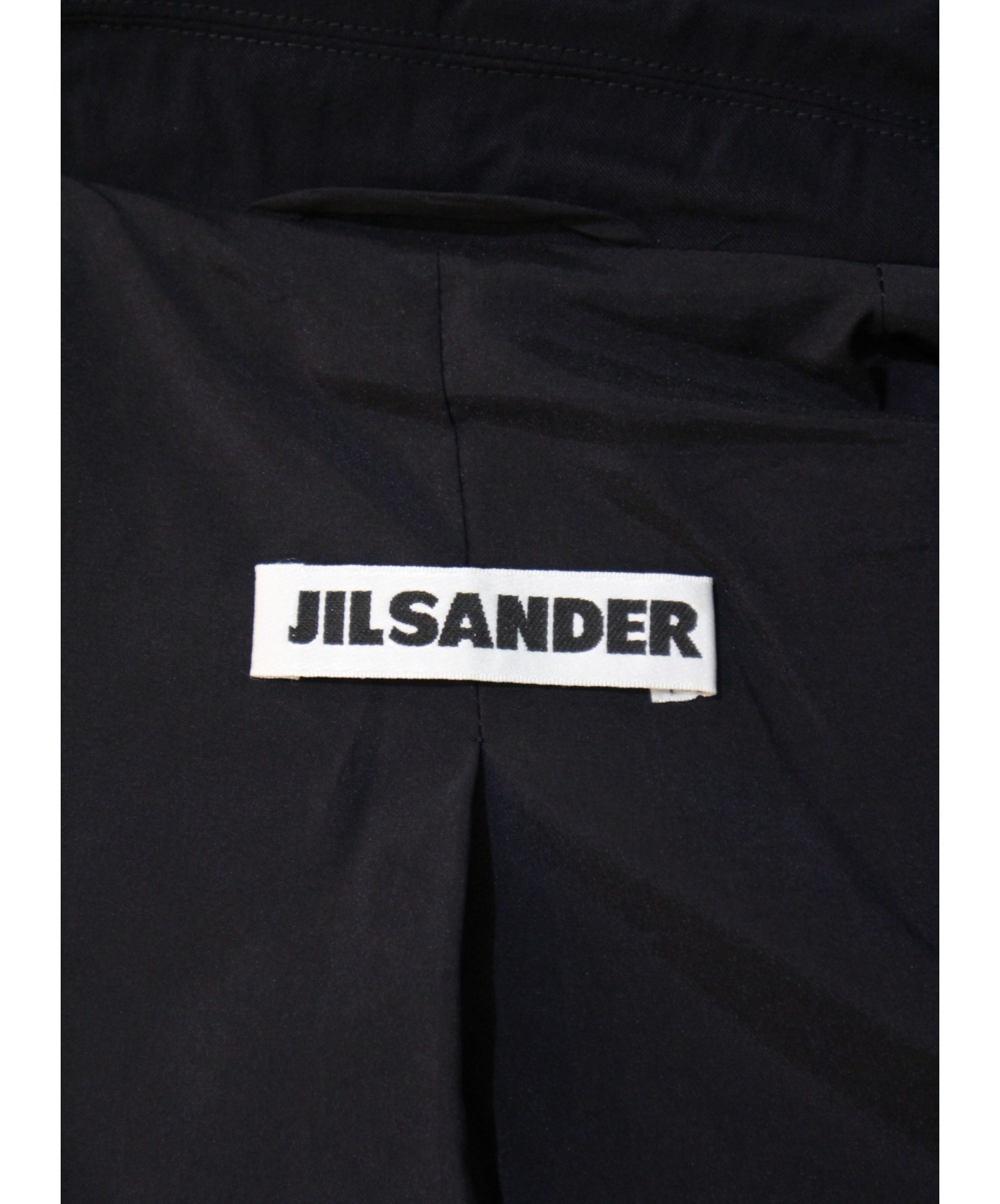 JIL SANDER (ジルサンダー) 90’Ｓステンカラーコート ネイビー サイズ:38 90年代 デカタグ