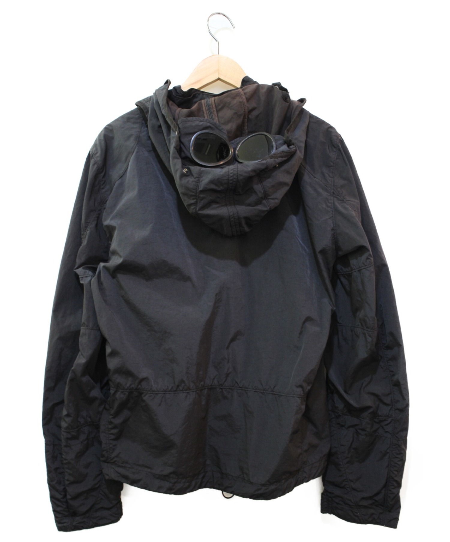 C.P COMPANY (シーピーカンパニー) ナイロンゴーグルジャケット ブラック サイズ:50