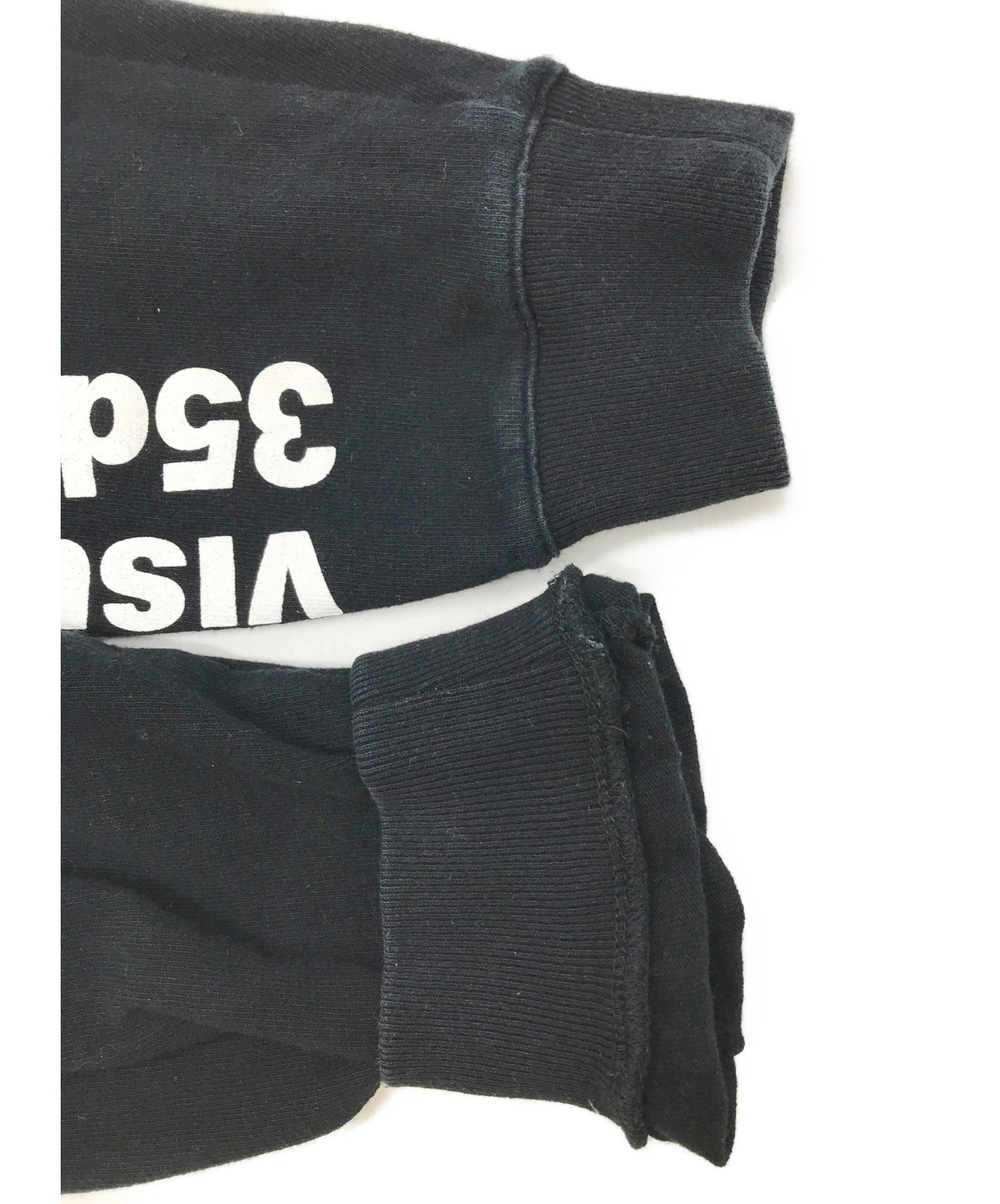 WTAPS (ダブルタップス) ロングスリーブバックロゴプリントTシャツ ブラック サイズ:L DESIGN LS GPS 171ATDT-CSM06