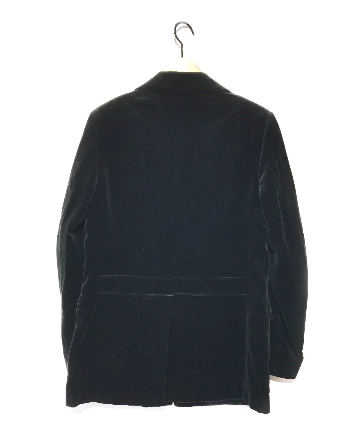 agnes b homme (アニエスベーオム) ベロアハンティングジャケット ブラック サイズ:48 1061646