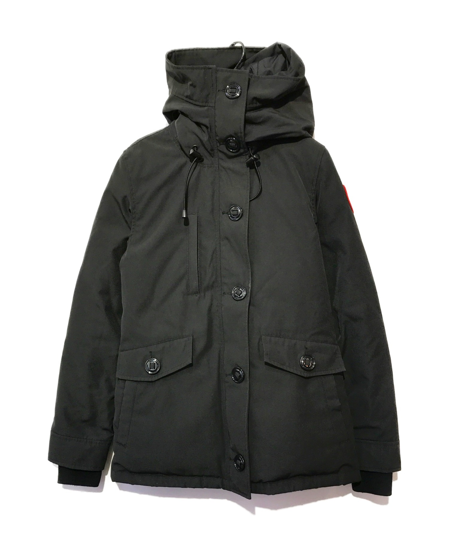 CANADA GOOSE (カナダグース) ダウンジャケット ブラック サイズ:XS RIDEAU PARKA サザビーリーグ　3800L