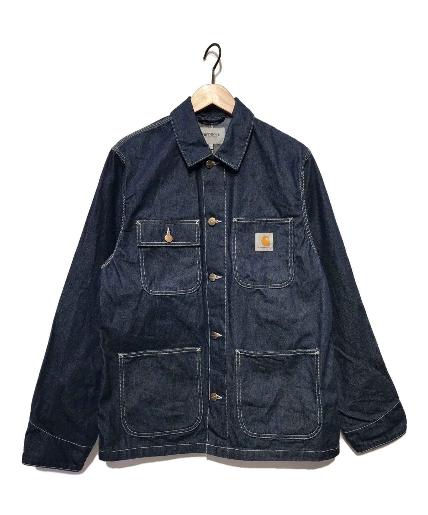 CarHartt (カーハート) デニムジャケット インディゴ サイズ:S