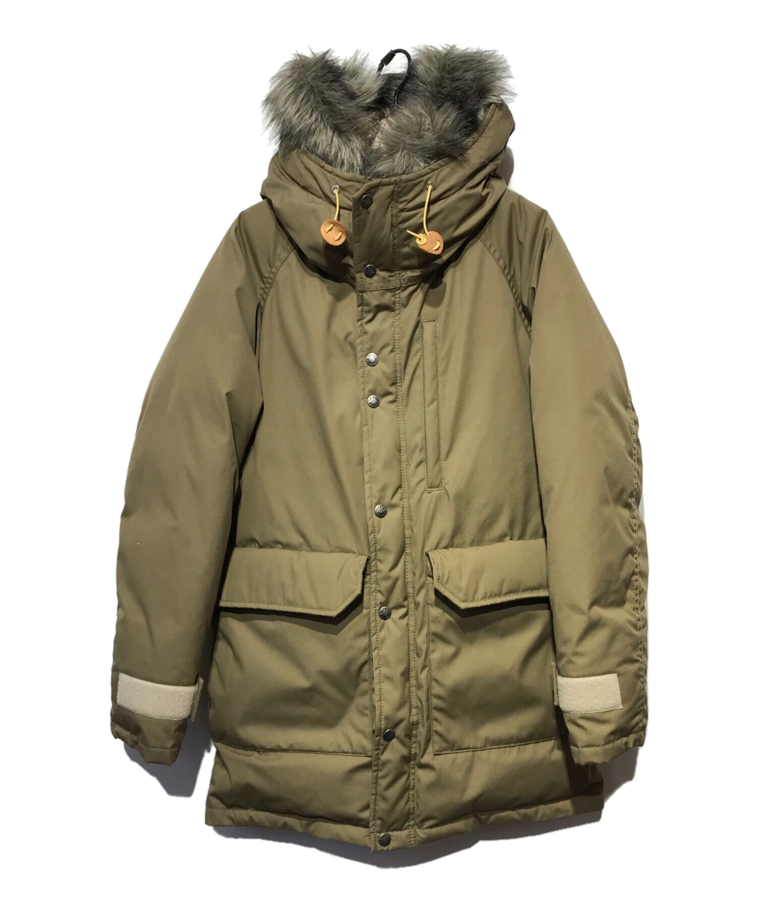 THE NORTHFACE PURPLELABEL (ザノースフェイス パープルレーベル) ロングセローダウンコート ベージュ サイズ:S