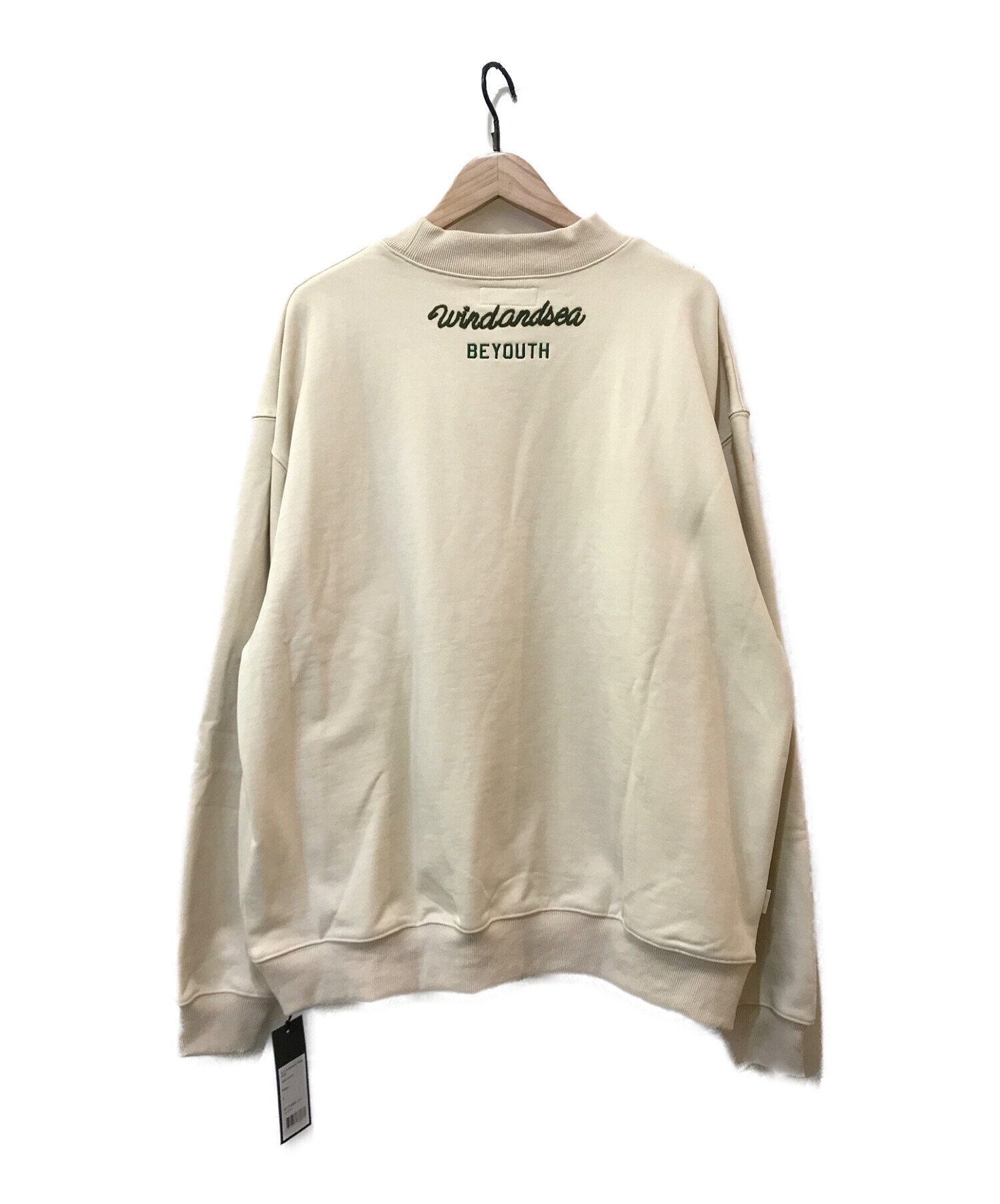 WIND AND SEA (ウィンダンシー) S_E_A (PATTERN) CREW NECK ベージュ サイズ:L