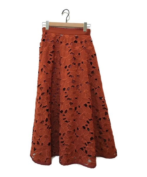 中古・古着通販】Ameri (アメリ) VIOLA CUTWORK FLARE SKIRT オレンジ ...