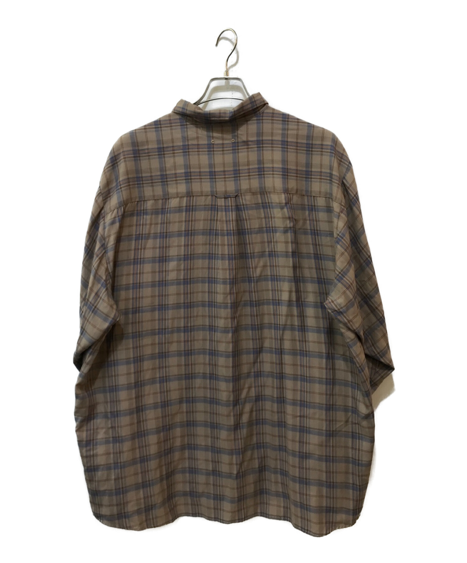 SOPHNET. (ソフネット) SCORPION BAGGY REGULAR COLLAR SHIRT ベージュ サイズ:L