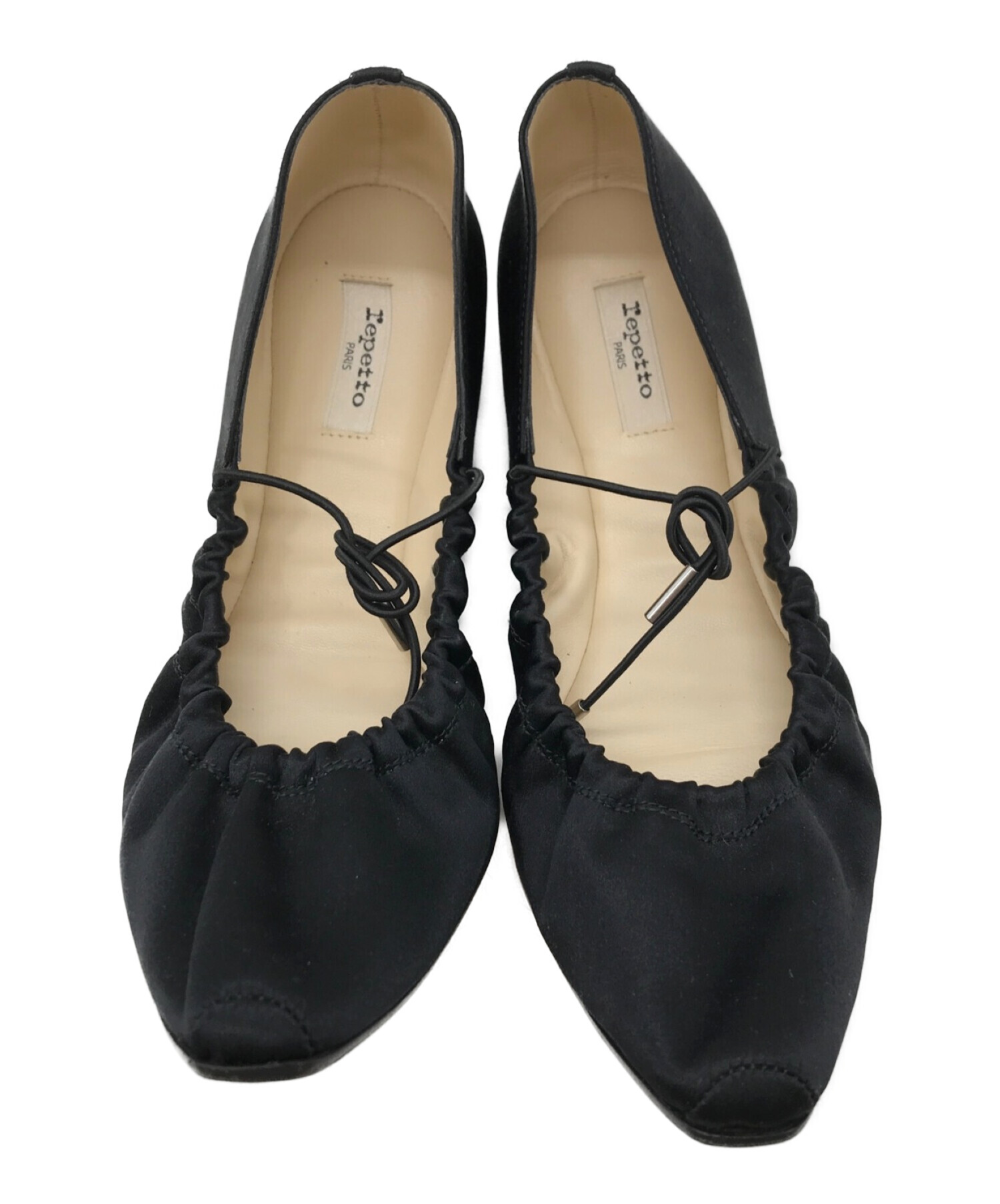 repetto (レペット) バレエパンプス ブラック サイズ:38 1/2