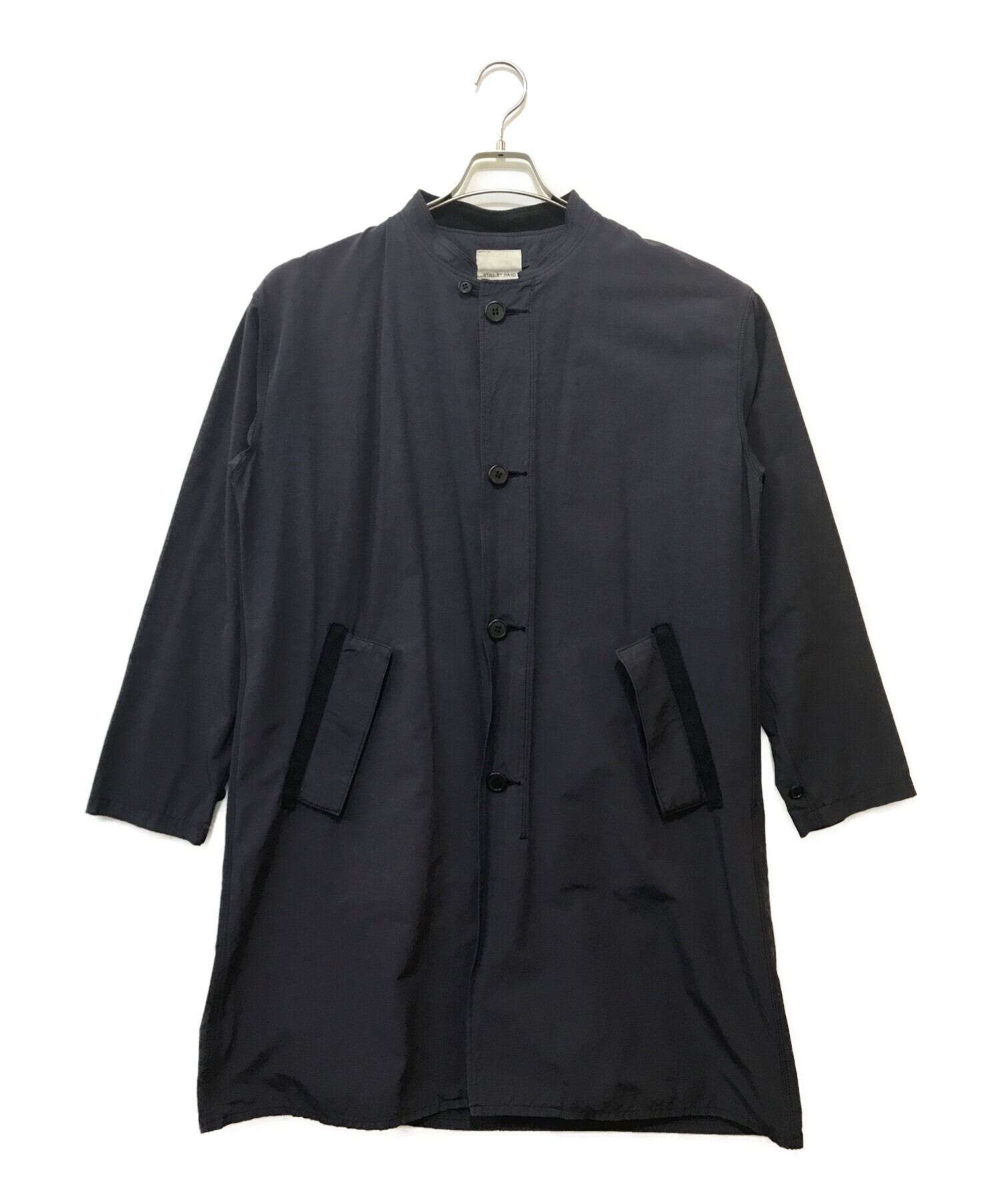 STILL BY HAND (スティルバイハンド) STAND COLLAR COAT ネイビー サイズ:48