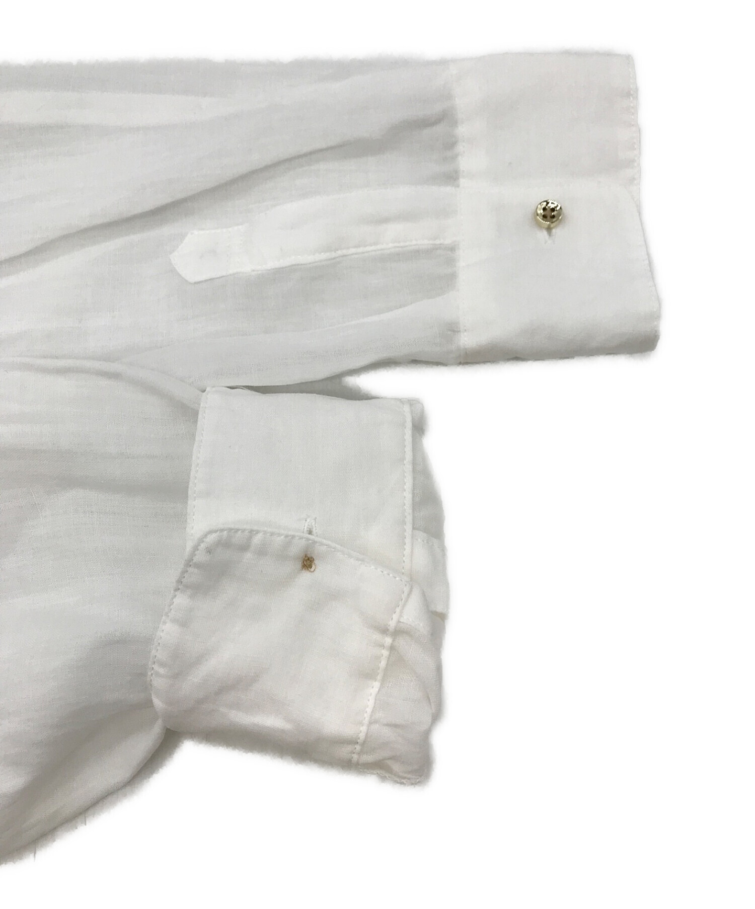Loungedress (ラウンジドレス) リネンバックタイシャツ ホワイト サイズ:F