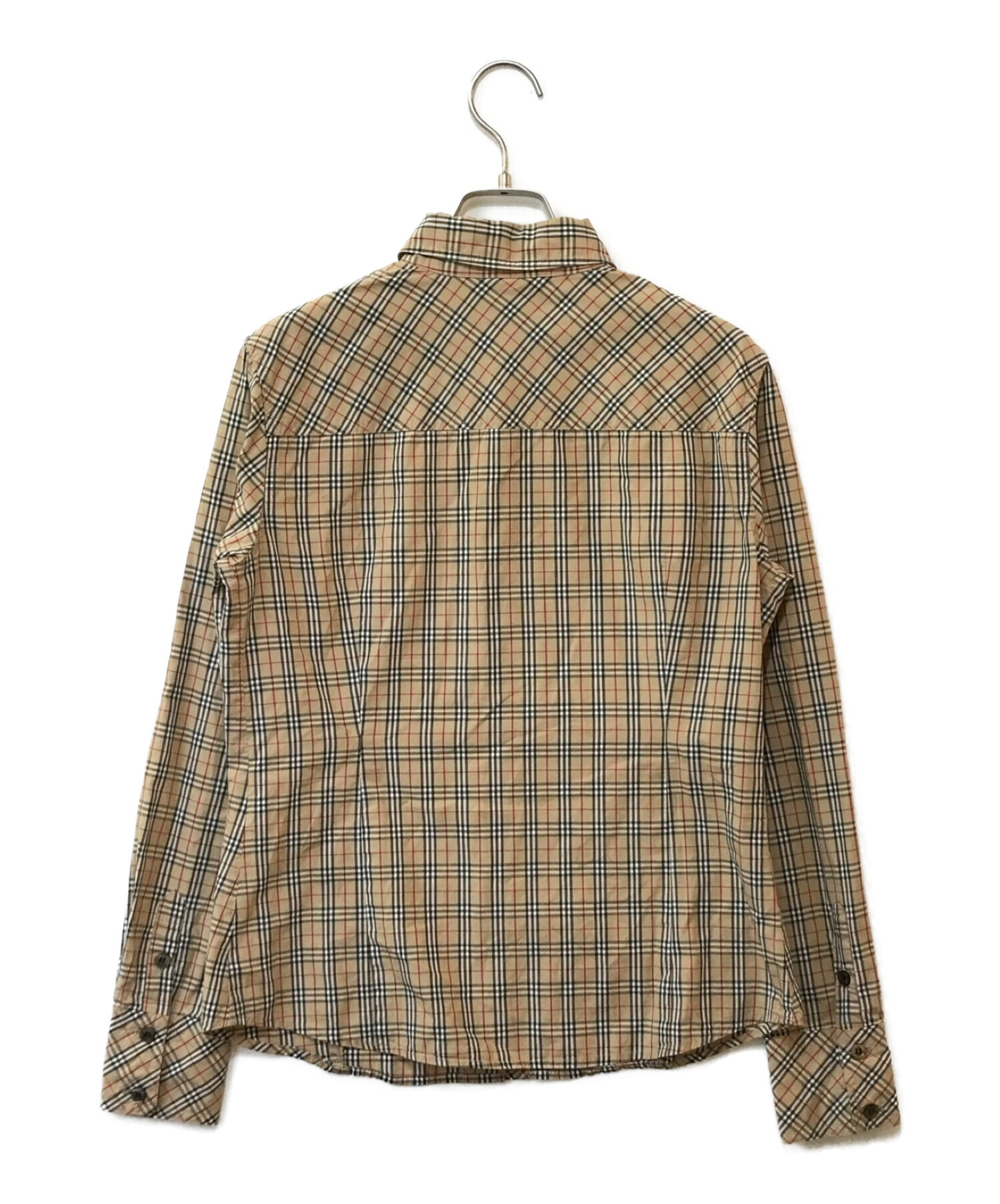 BURBERRY BLUE LABEL (バーバリーブルーレーベル) ノバチェックシャツ ベージュ サイズ:40