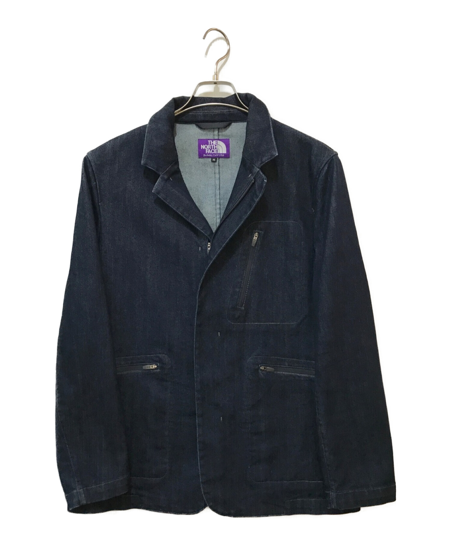 THE NORTHFACE PURPLELABEL (ザ・ノースフェイス パープルレーベル) COOLMAX STRETCH DENIM FIELD  JACKET ブルー サイズ:M