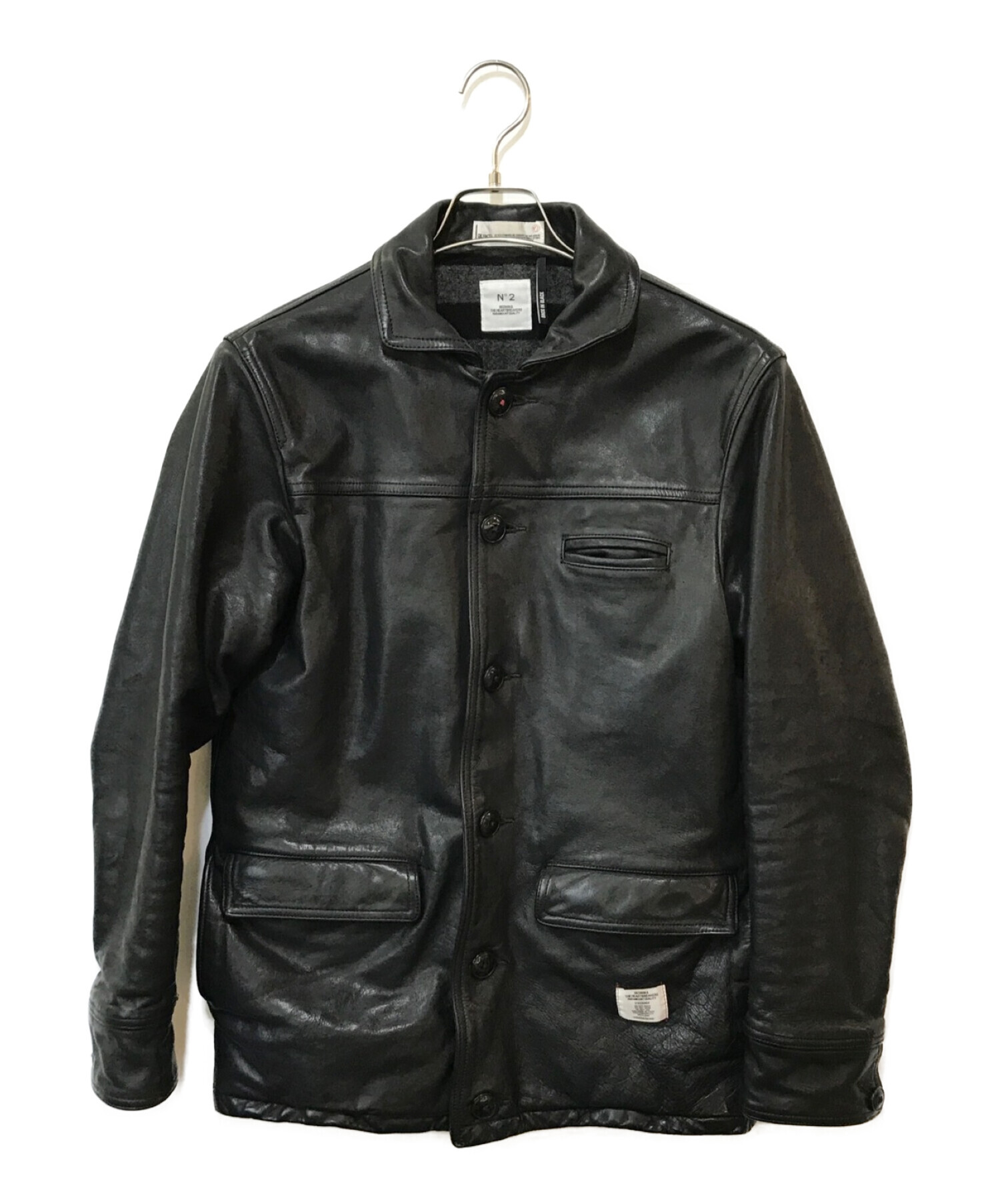 bedwin X stussy レザーカーコート XL-