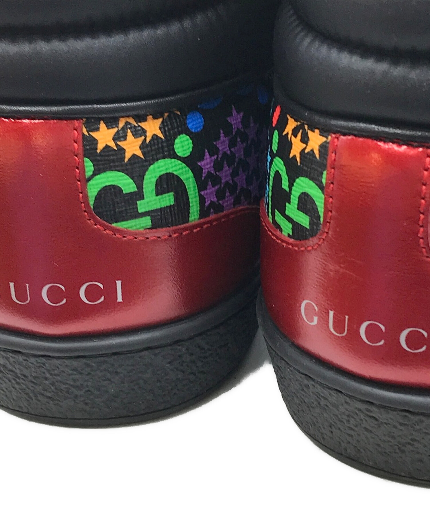 GUCCI (グッチ) GGサイケデリック ハイカットスニーカー マルチカラー サイズ:9