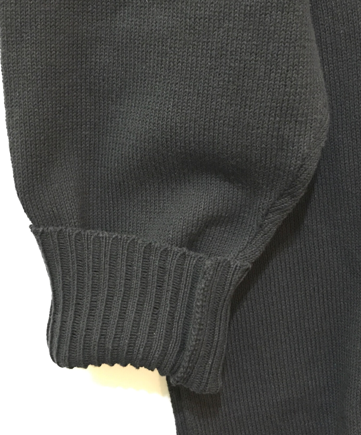 RICK OWENS (リック オウエンス) TOMMY V NECK KNIT ブラック サイズ:S