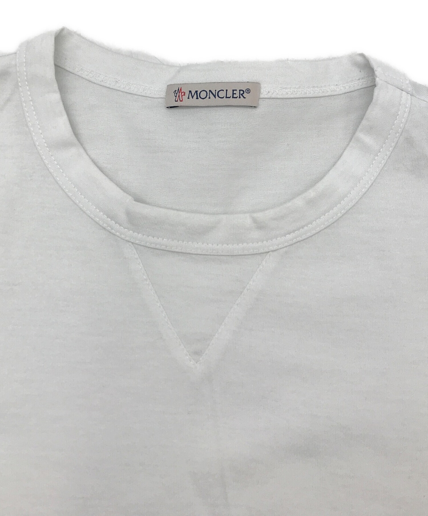 中古・古着通販】MONCLER (モンクレール) MAGLIA T-SHIRT ホワイト