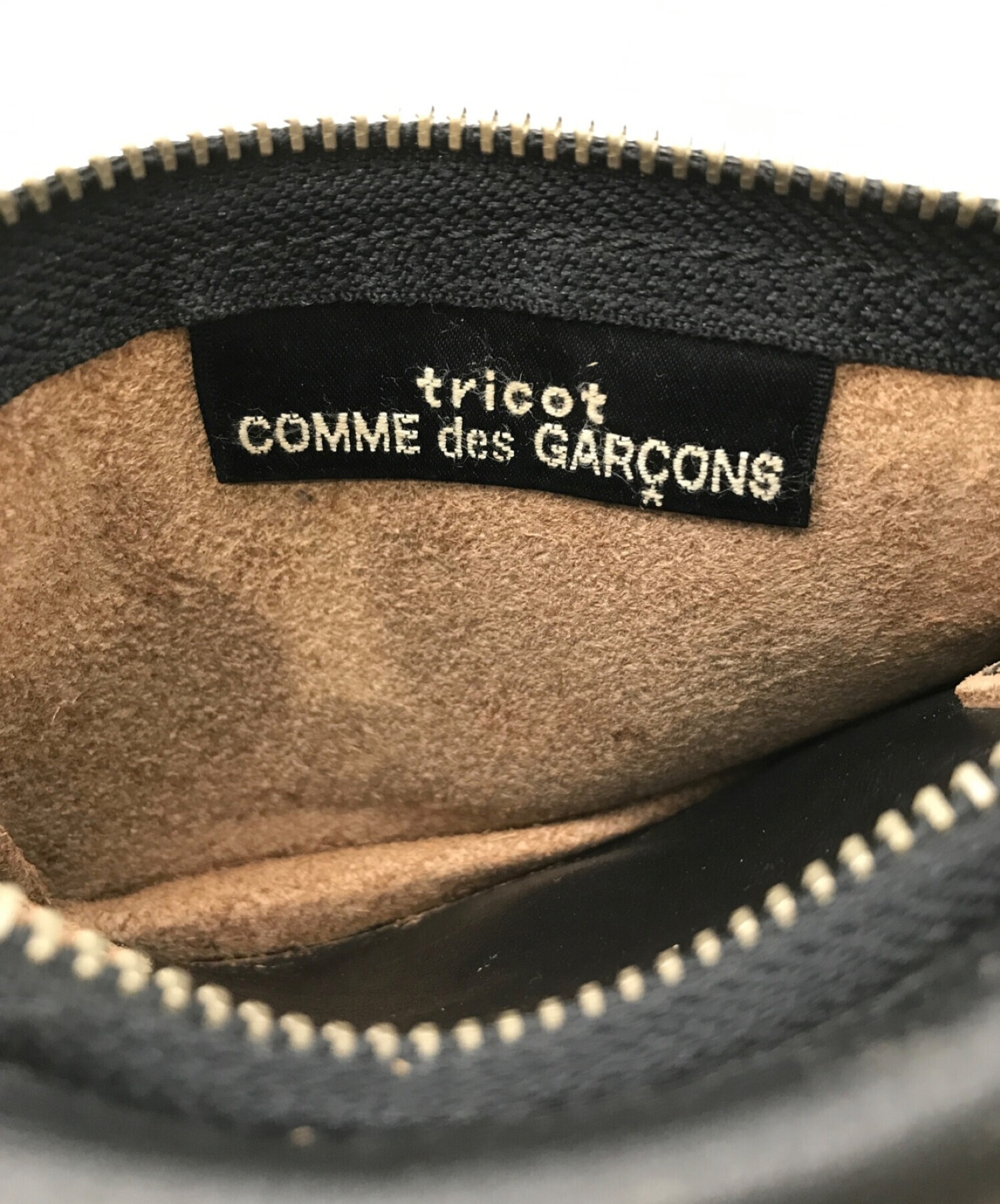 tricot COMME des GARCONS (トリココムデギャルソン) レザー ミニ ショルダーバッグ ブラック