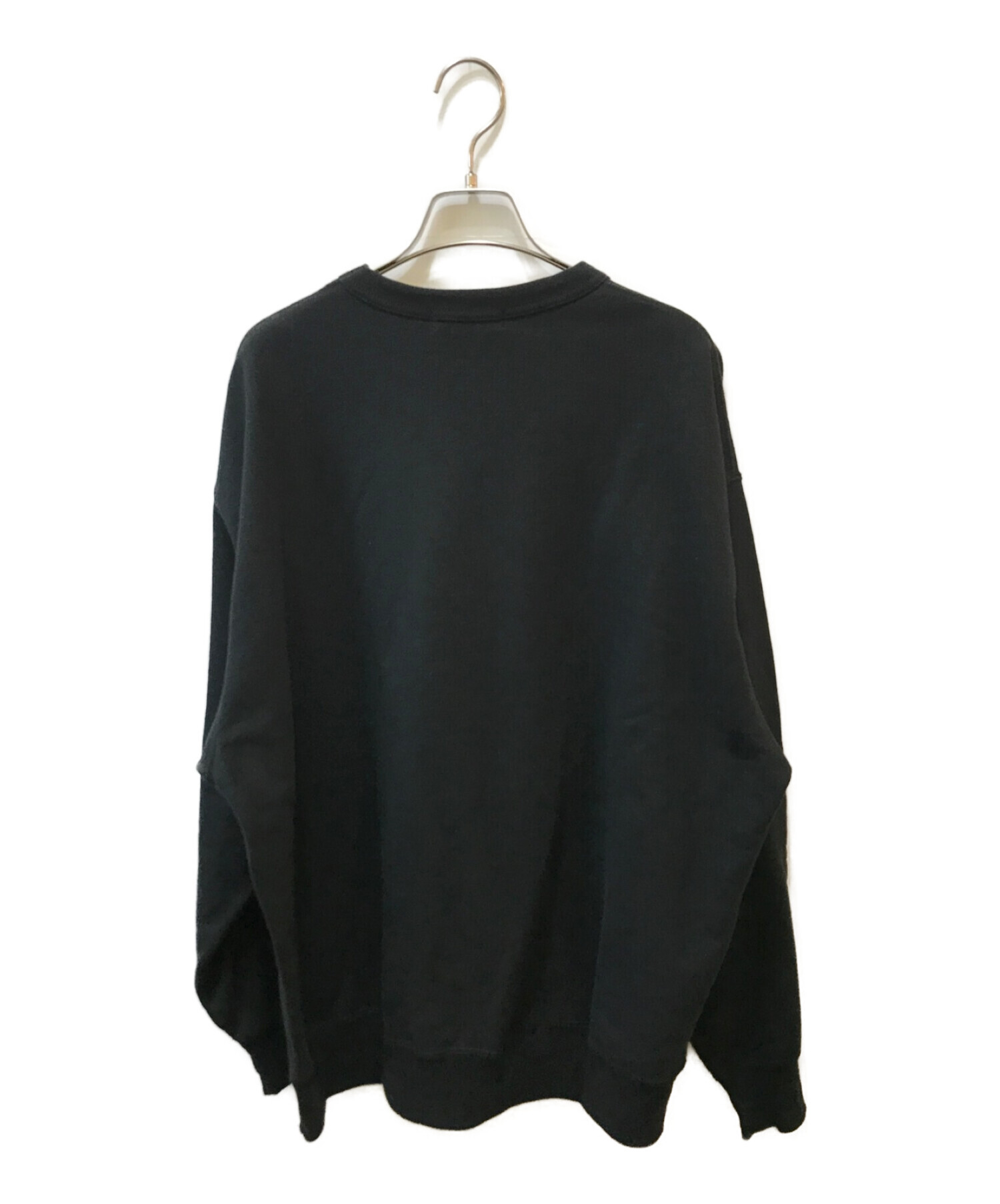COOTIE PRODUCTIONS (クーティープロダクツ) Crewneck Sweatshirt(クルーネックスウェットシャツ) ブラック  サイズ:M 未使用品